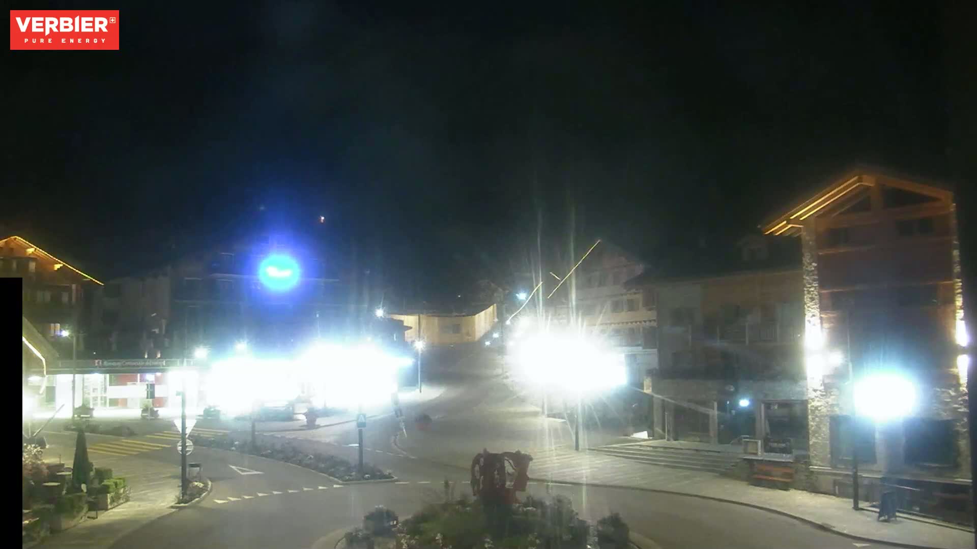 Verbier Ski Village  Center Live Cam - Val de Bagnes, Valais, Switzerland