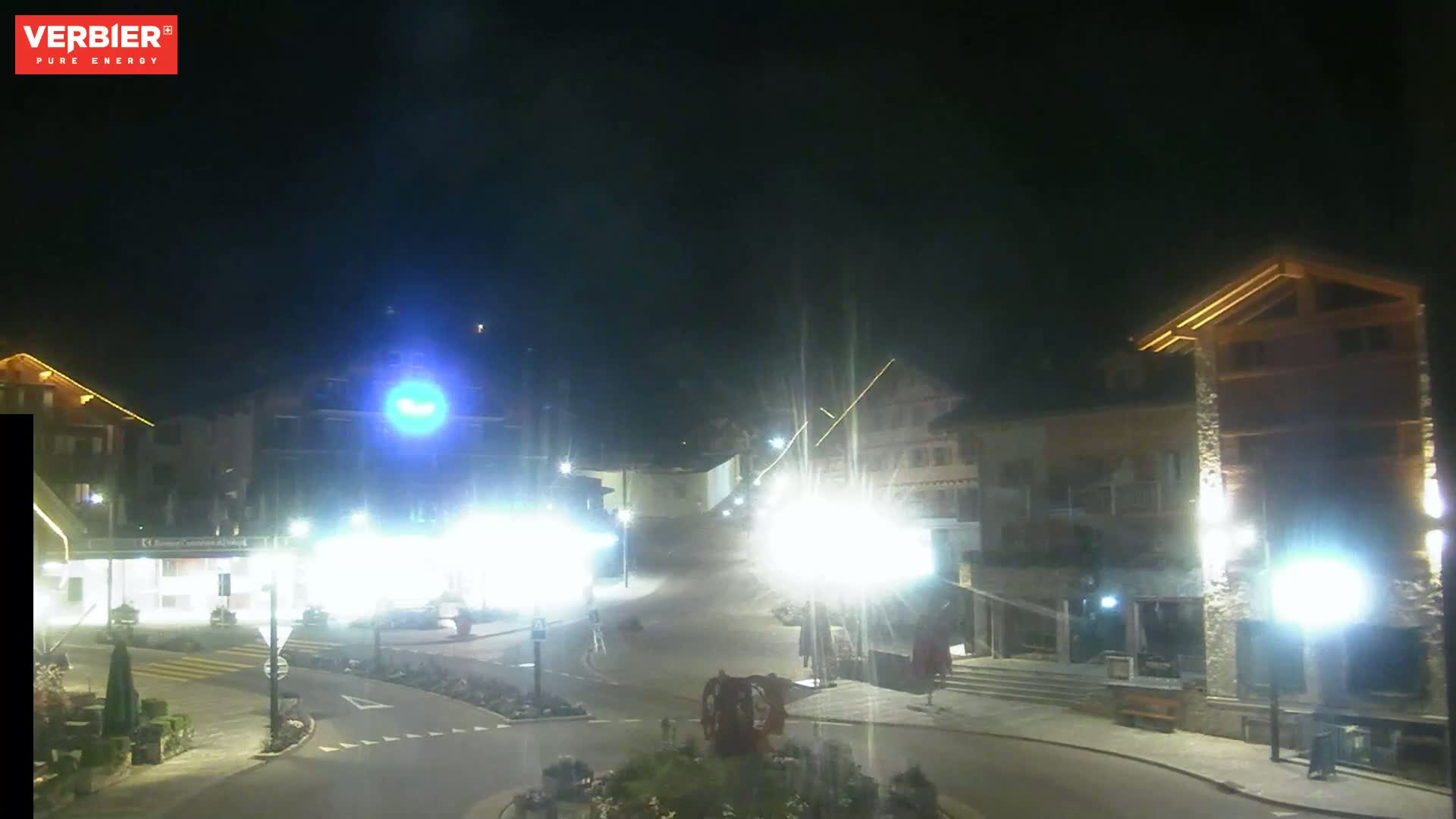 Verbier Ski Village  Center Live Cam - Val de Bagnes, Valais, Switzerland