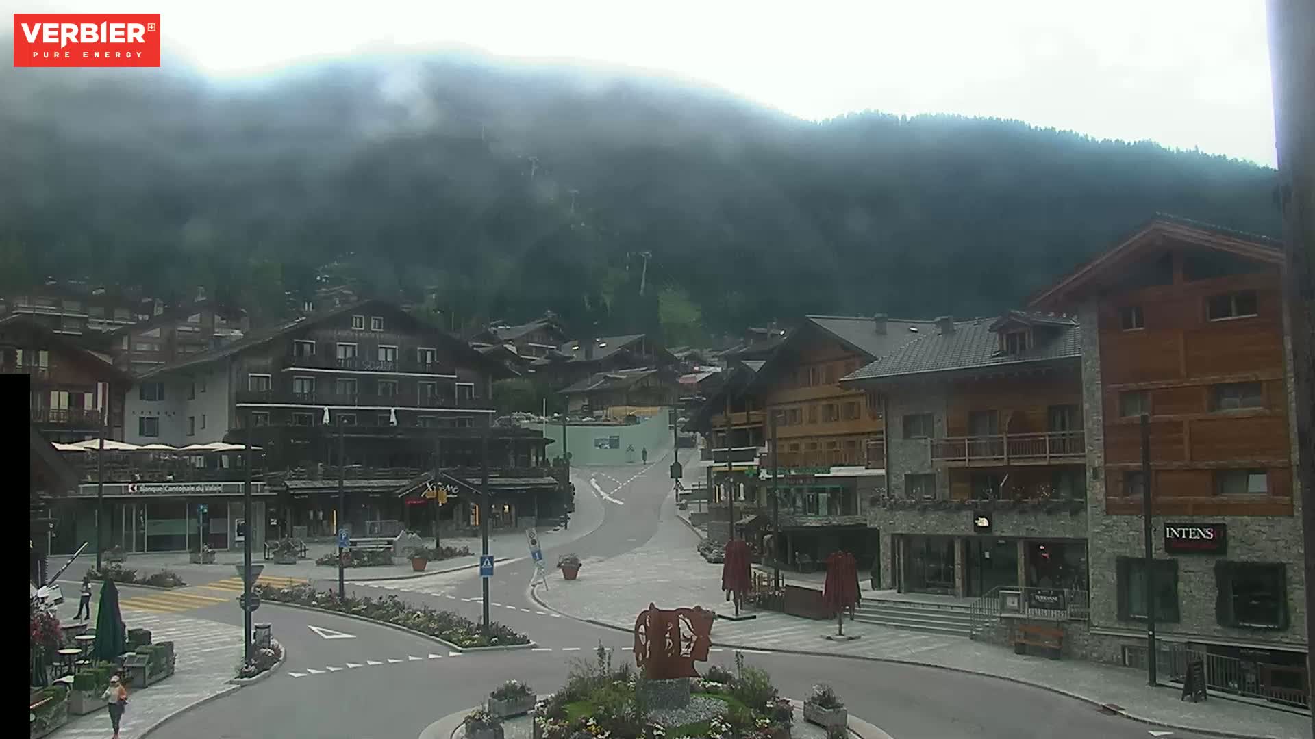 Verbier Ski Village  Center Live Cam - Val de Bagnes, Valais, Switzerland