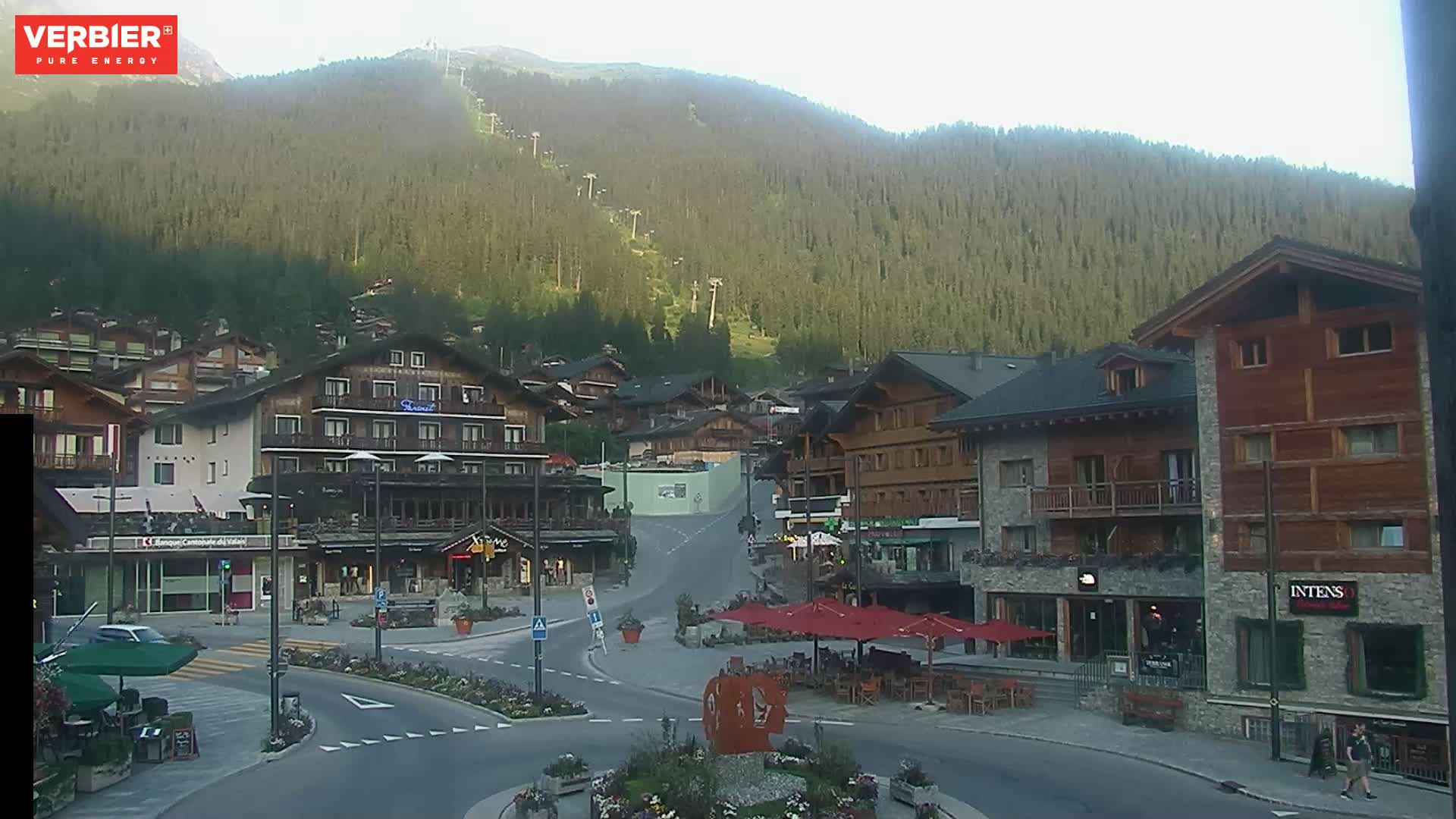 Verbier Ski Village  Center Live Cam - Val de Bagnes, Valais, Switzerland