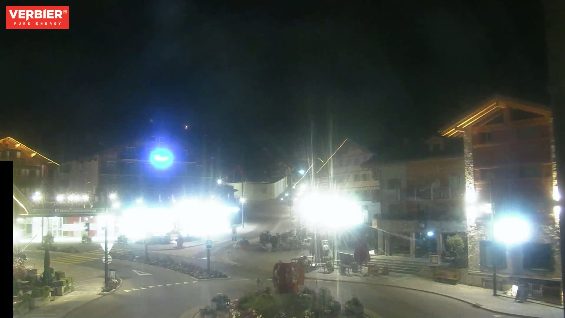 Verbier Ski Village  Center Live Cam - Val de Bagnes, Valais, Switzerland