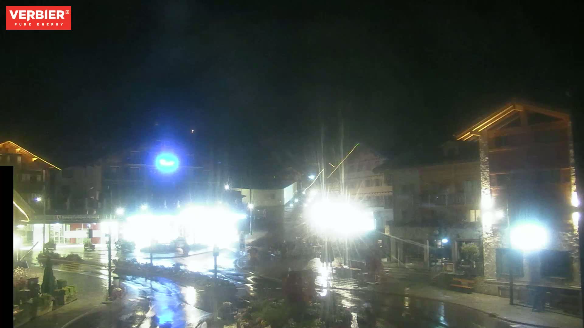 Verbier Ski Village  Center Live Cam - Val de Bagnes, Valais, Switzerland