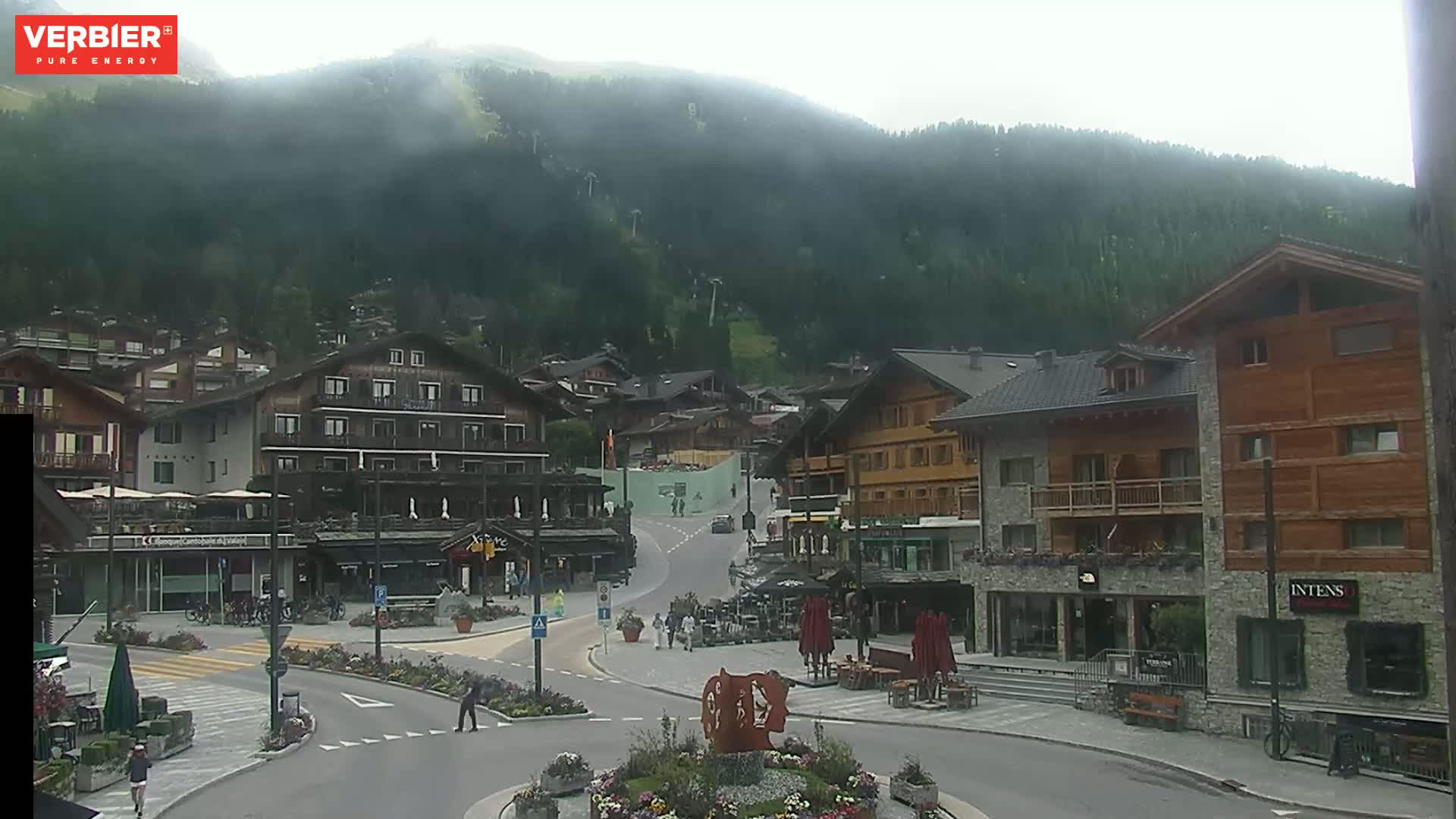 Verbier Ski Village  Center Live Cam - Val de Bagnes, Valais, Switzerland