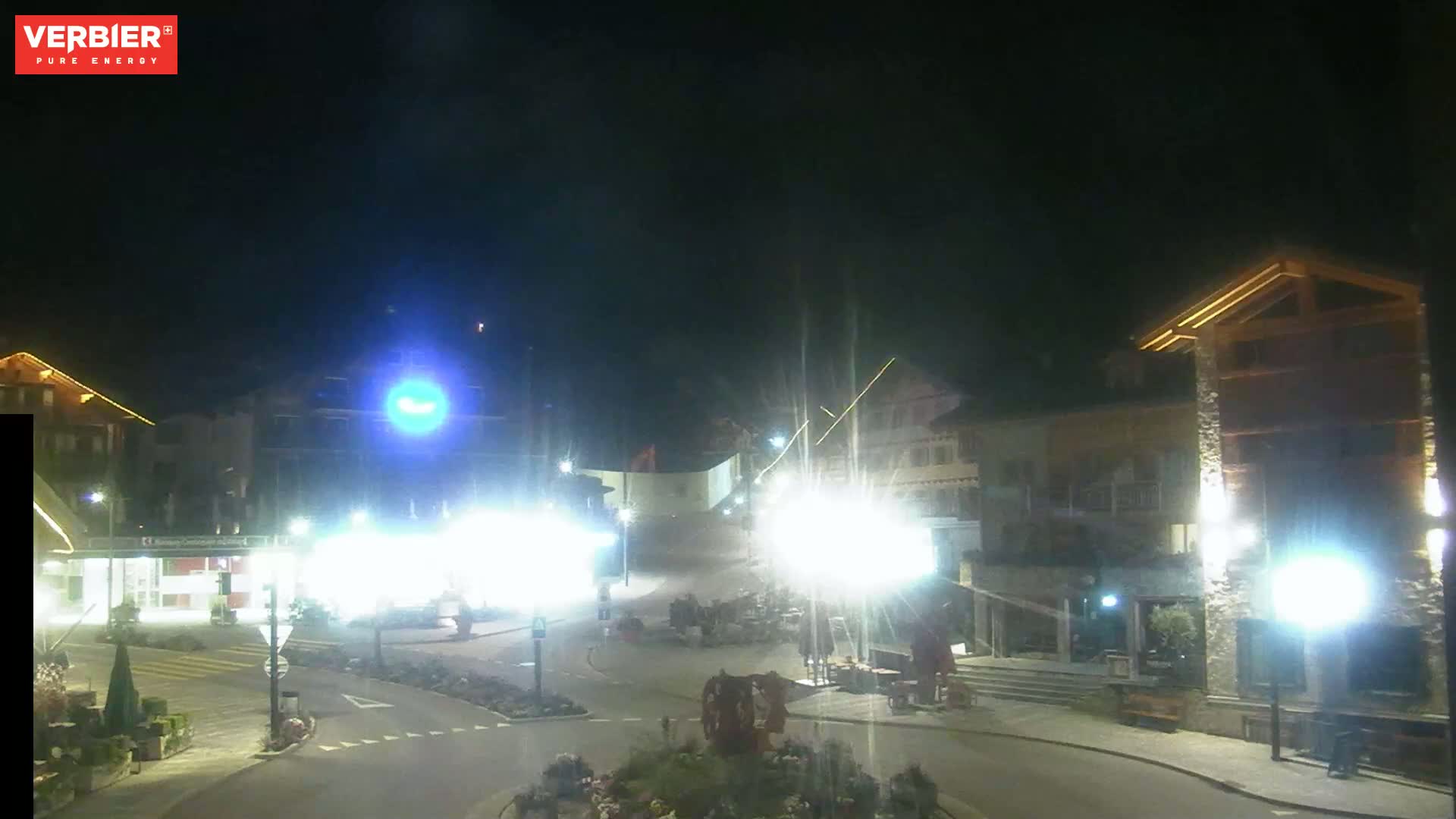 Verbier Ski Village  Center Live Cam - Val de Bagnes, Valais, Switzerland