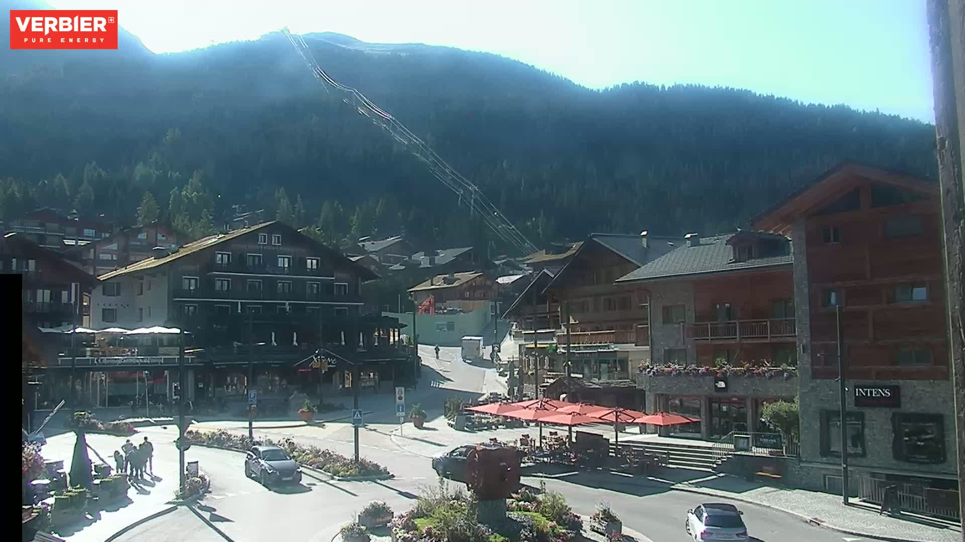 Verbier Ski Village  Center Live Cam - Val de Bagnes, Valais, Switzerland