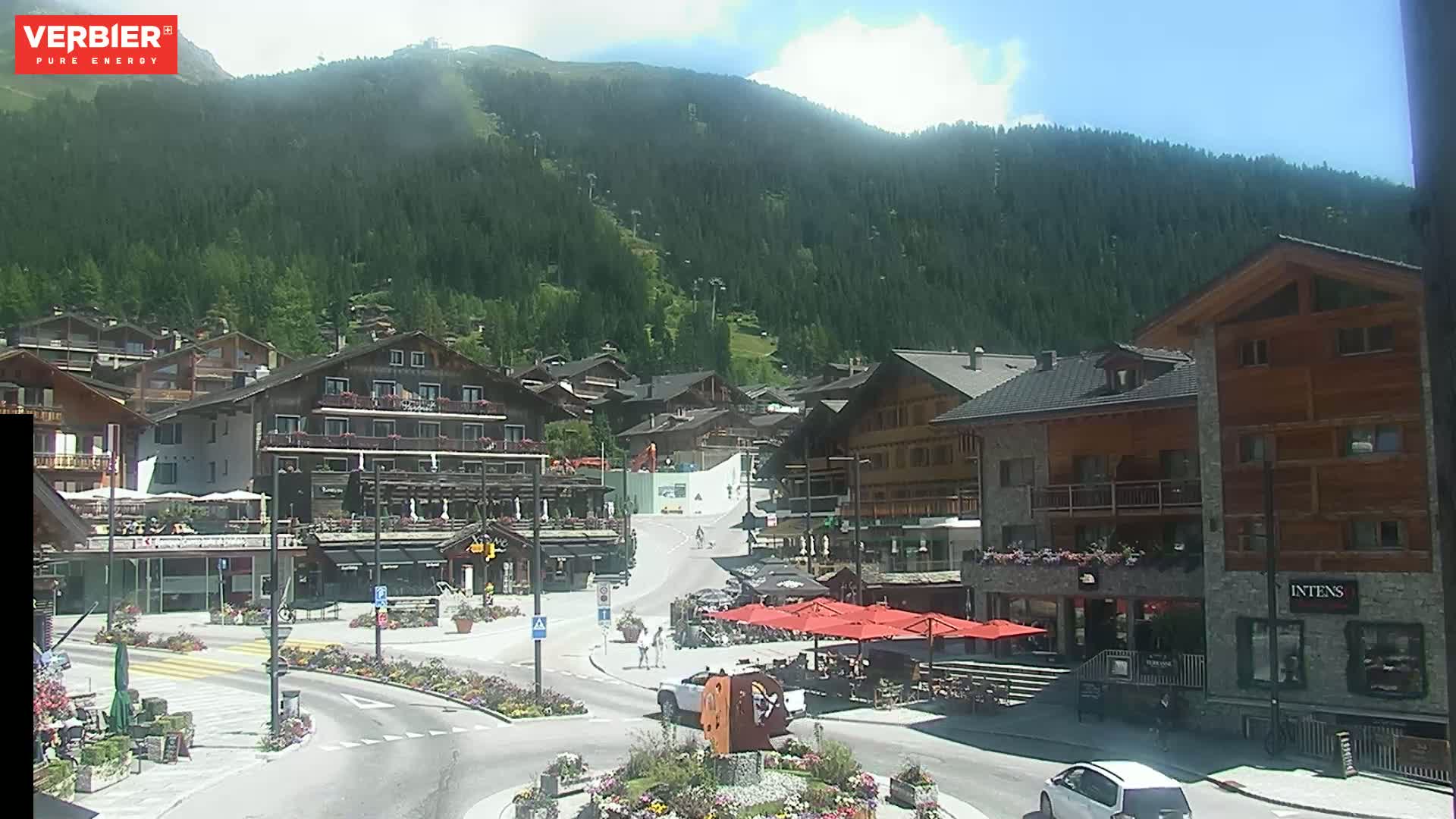 Verbier Ski Village  Center Live Cam - Val de Bagnes, Valais, Switzerland