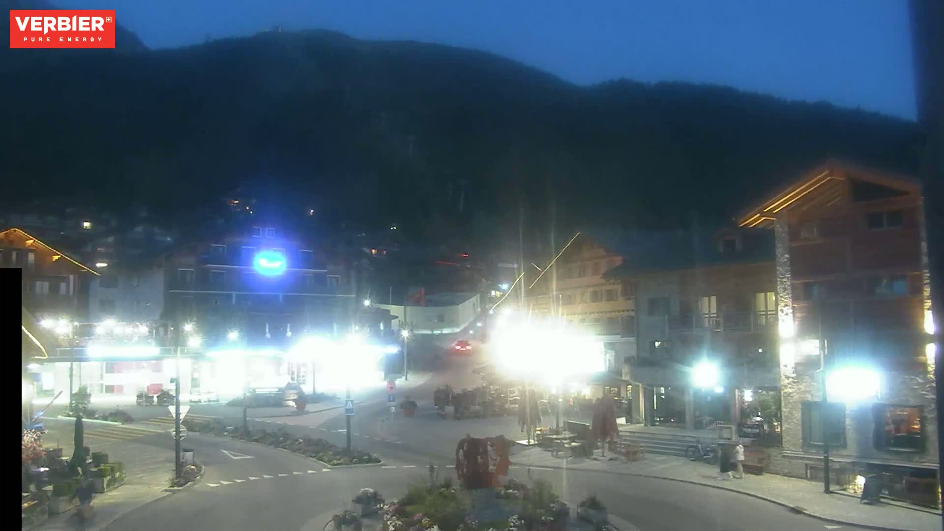 Verbier Ski Village  Center Live Cam - Val de Bagnes, Valais, Switzerland