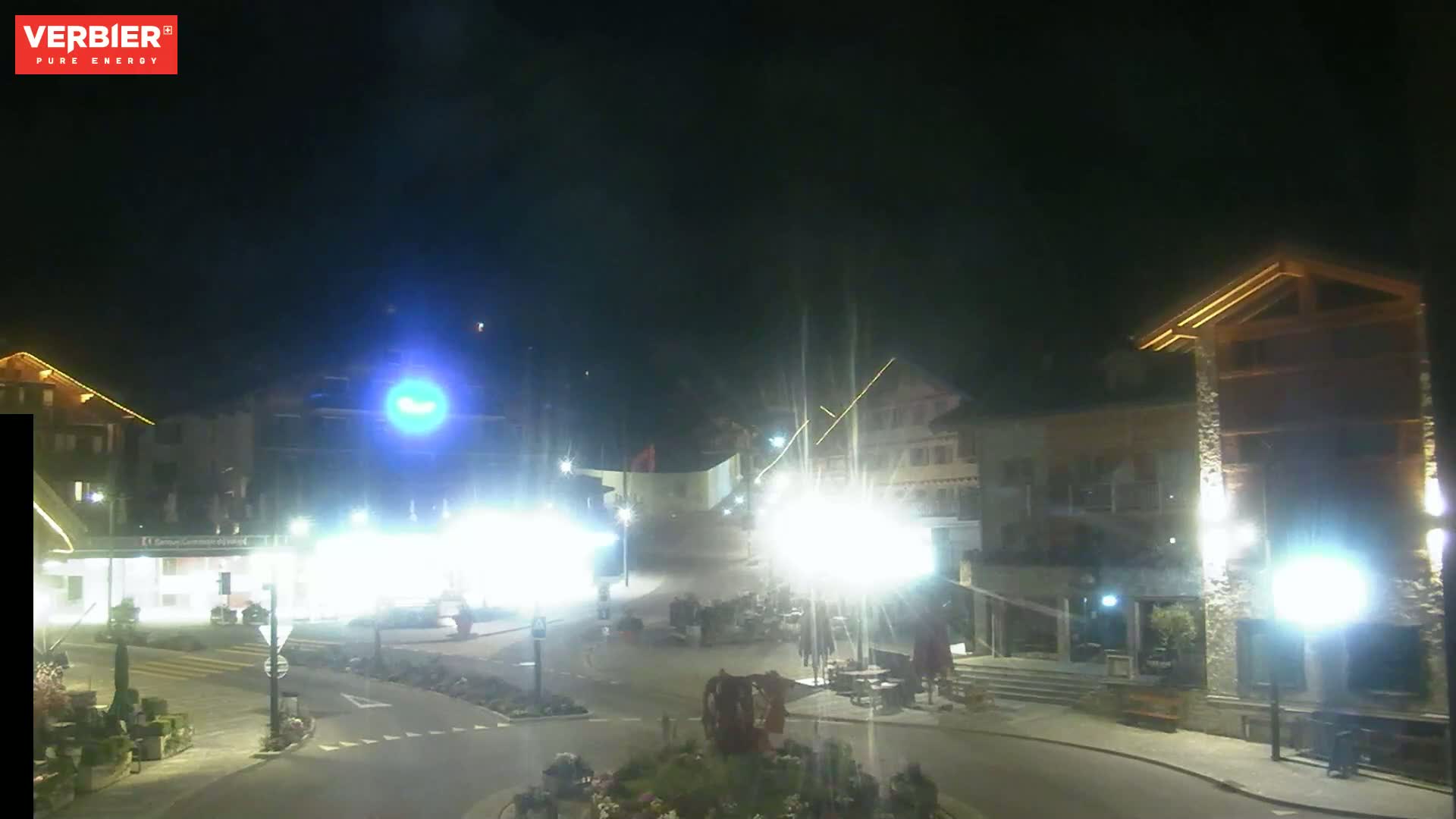 Verbier Ski Village  Center Live Cam - Val de Bagnes, Valais, Switzerland