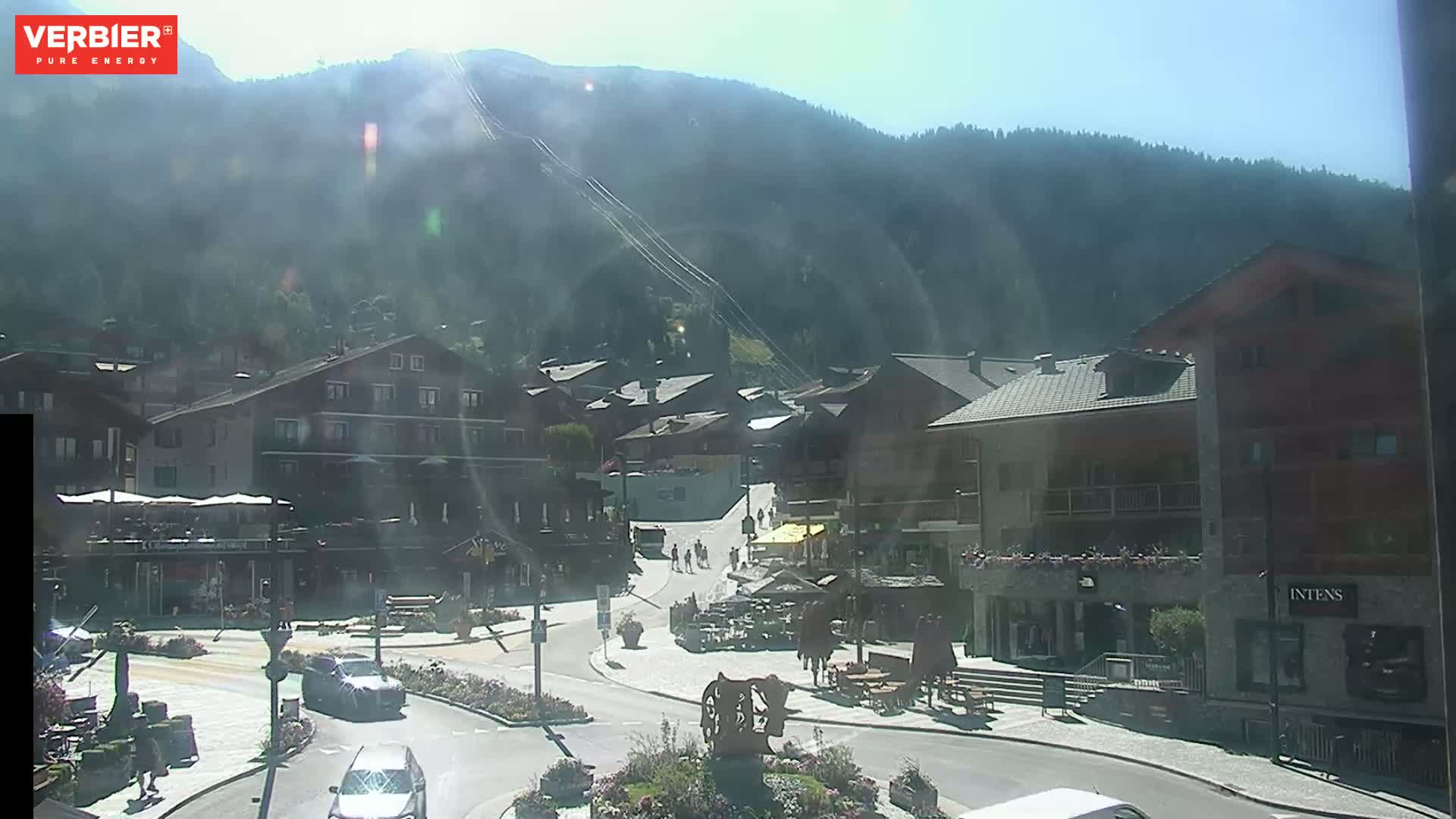 Verbier Ski Village  Center Live Cam - Val de Bagnes, Valais, Switzerland