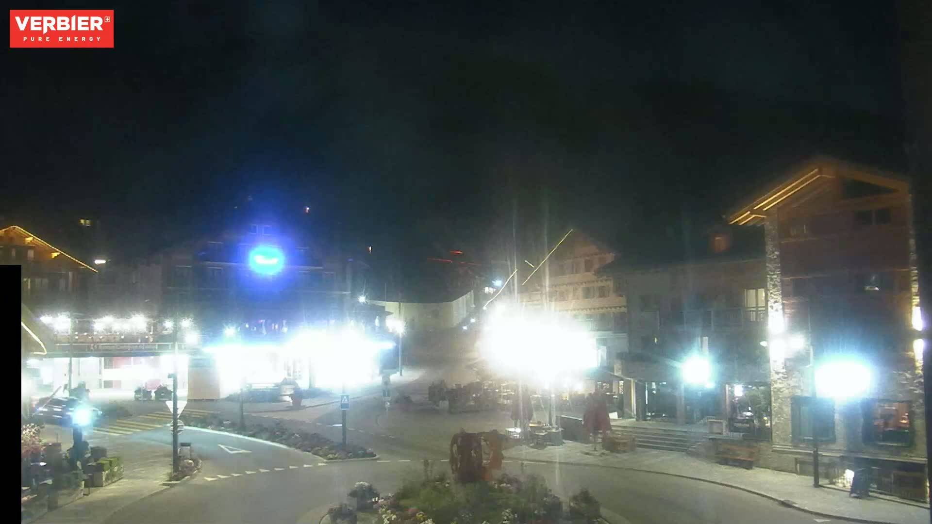 Verbier Ski Village  Center Live Cam - Val de Bagnes, Valais, Switzerland