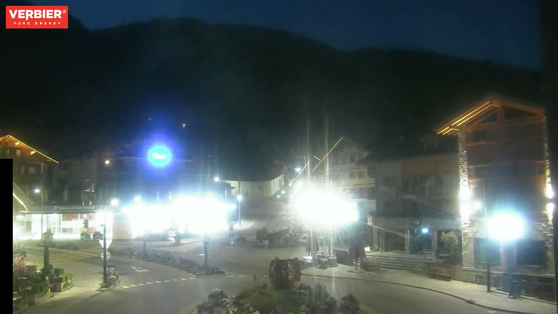 Verbier Ski Village  Center Live Cam - Val de Bagnes, Valais, Switzerland