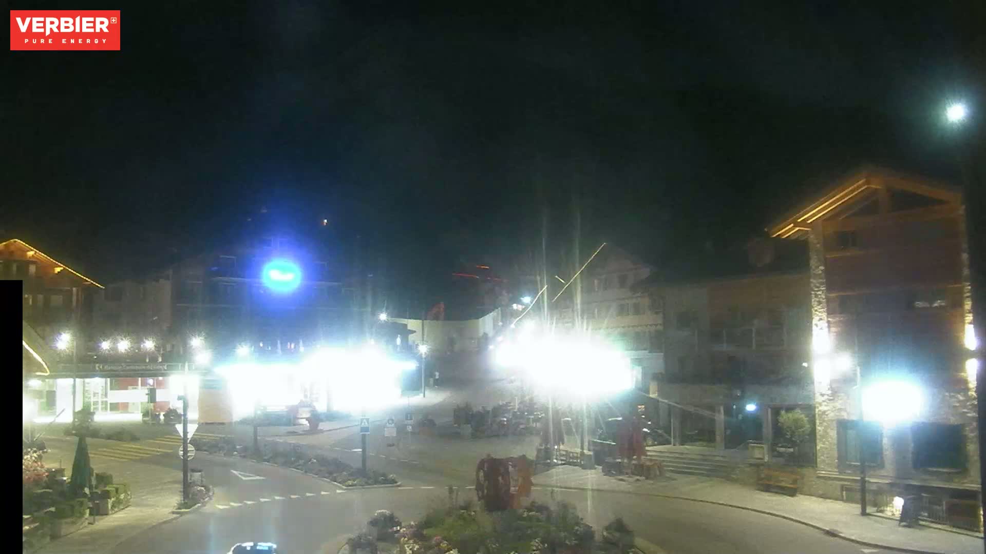 Verbier Ski Village  Center Live Cam - Val de Bagnes, Valais, Switzerland