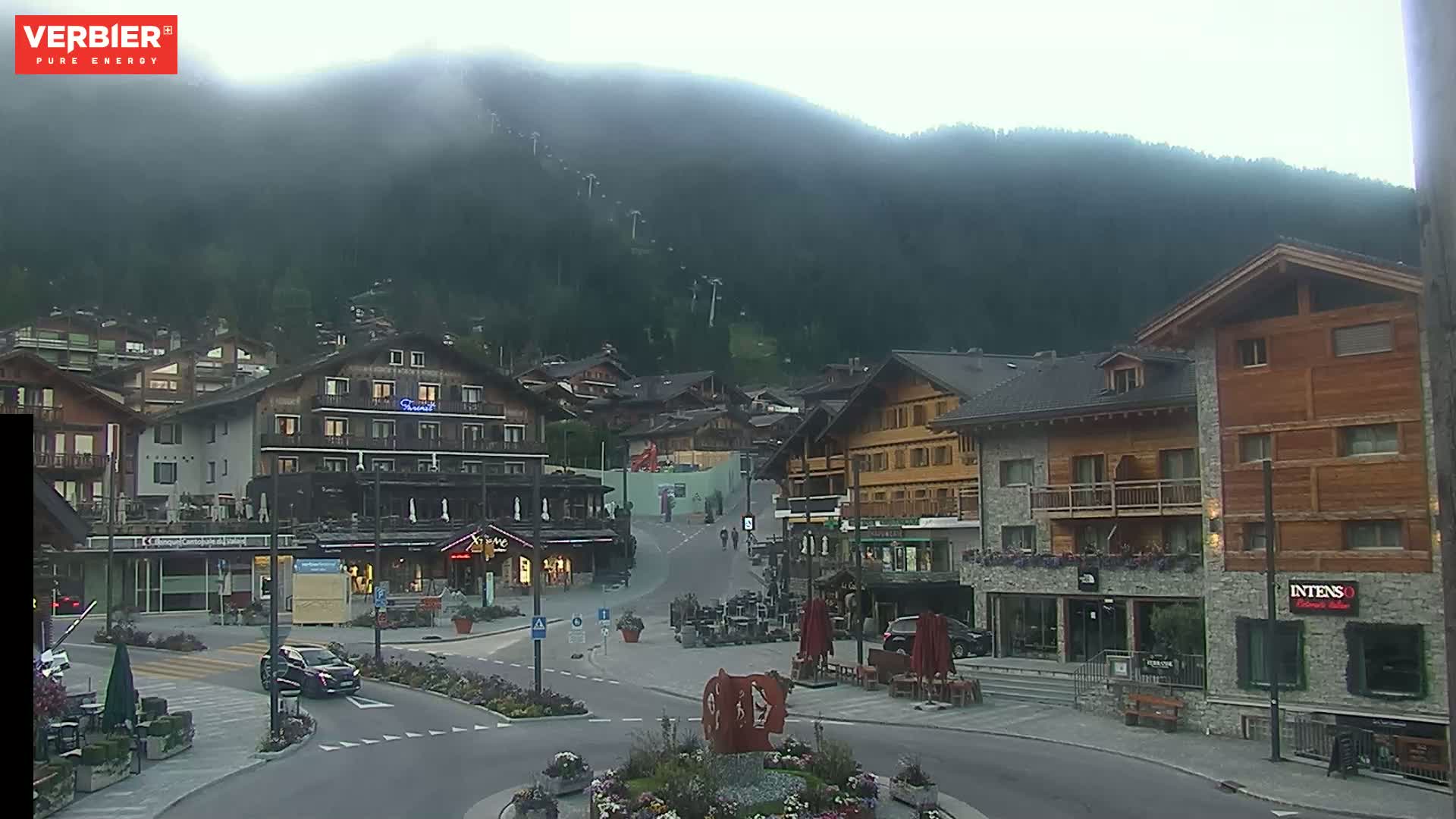Verbier Ski Village  Center Live Cam - Val de Bagnes, Valais, Switzerland