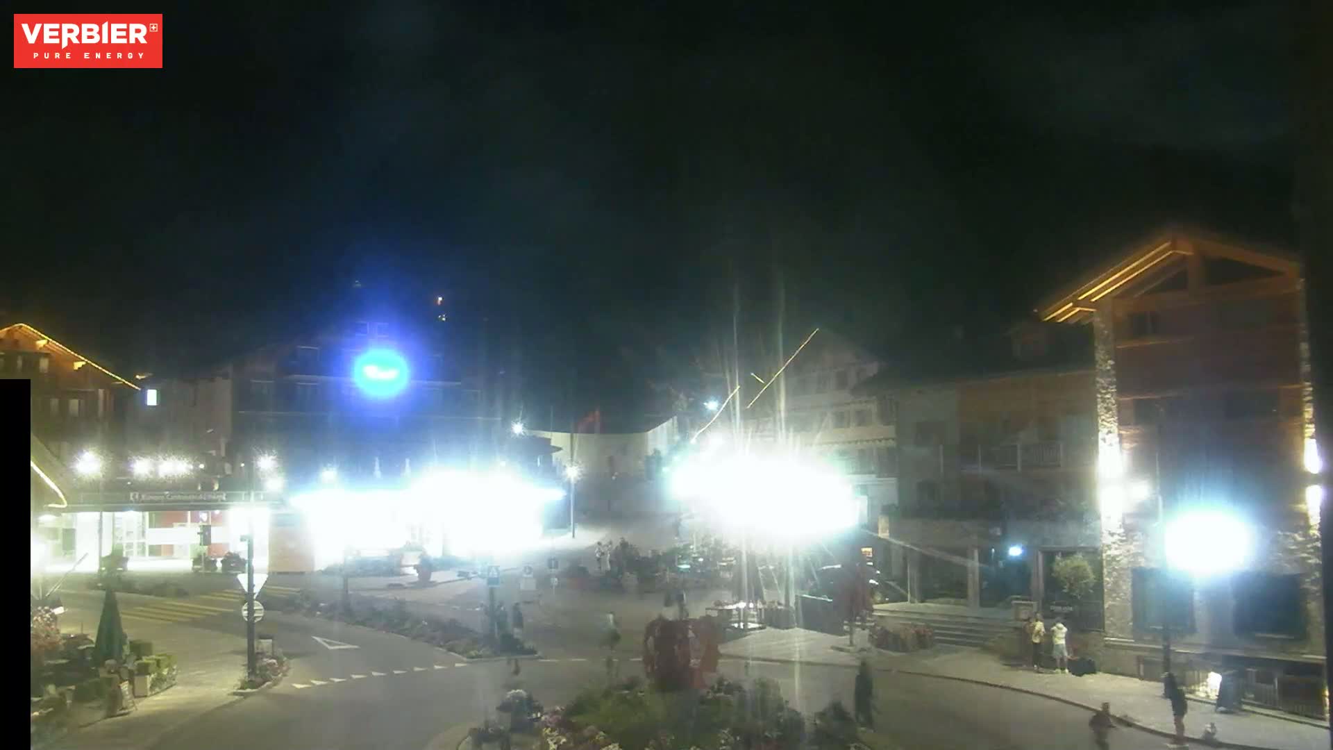Verbier Ski Village  Center Live Cam - Val de Bagnes, Valais, Switzerland