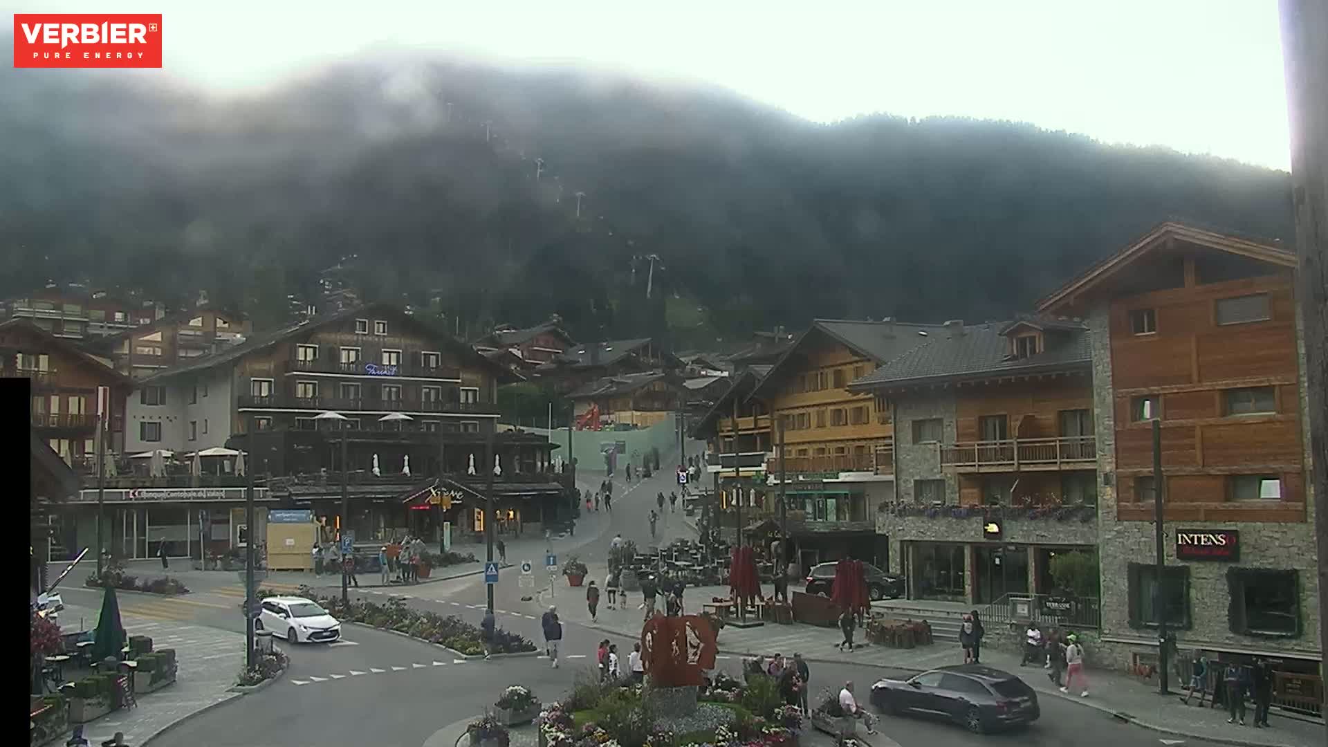 Verbier Ski Village  Center Live Cam - Val de Bagnes, Valais, Switzerland
