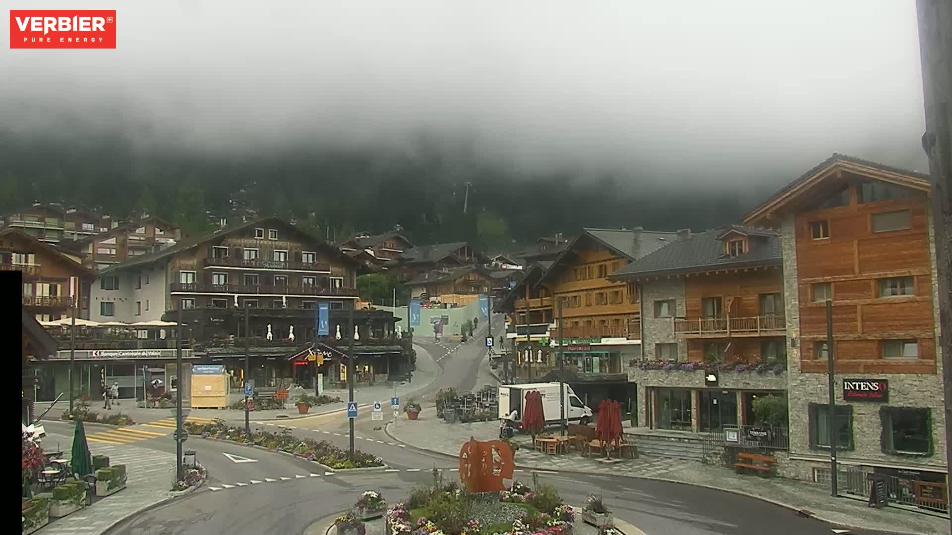 Verbier Ski Village  Center Live Cam - Val de Bagnes, Valais, Switzerland