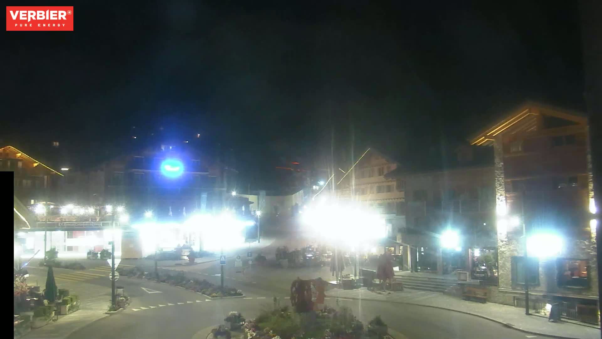 Verbier Ski Village  Center Live Cam - Val de Bagnes, Valais, Switzerland