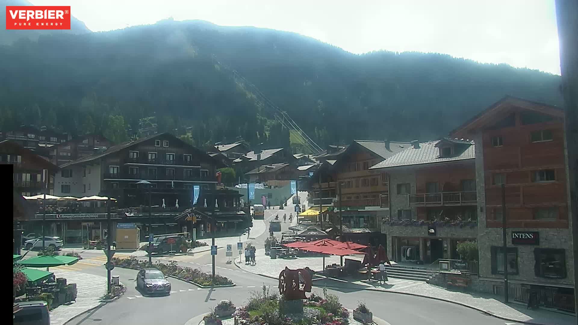 Verbier Ski Village  Center Live Cam - Val de Bagnes, Valais, Switzerland