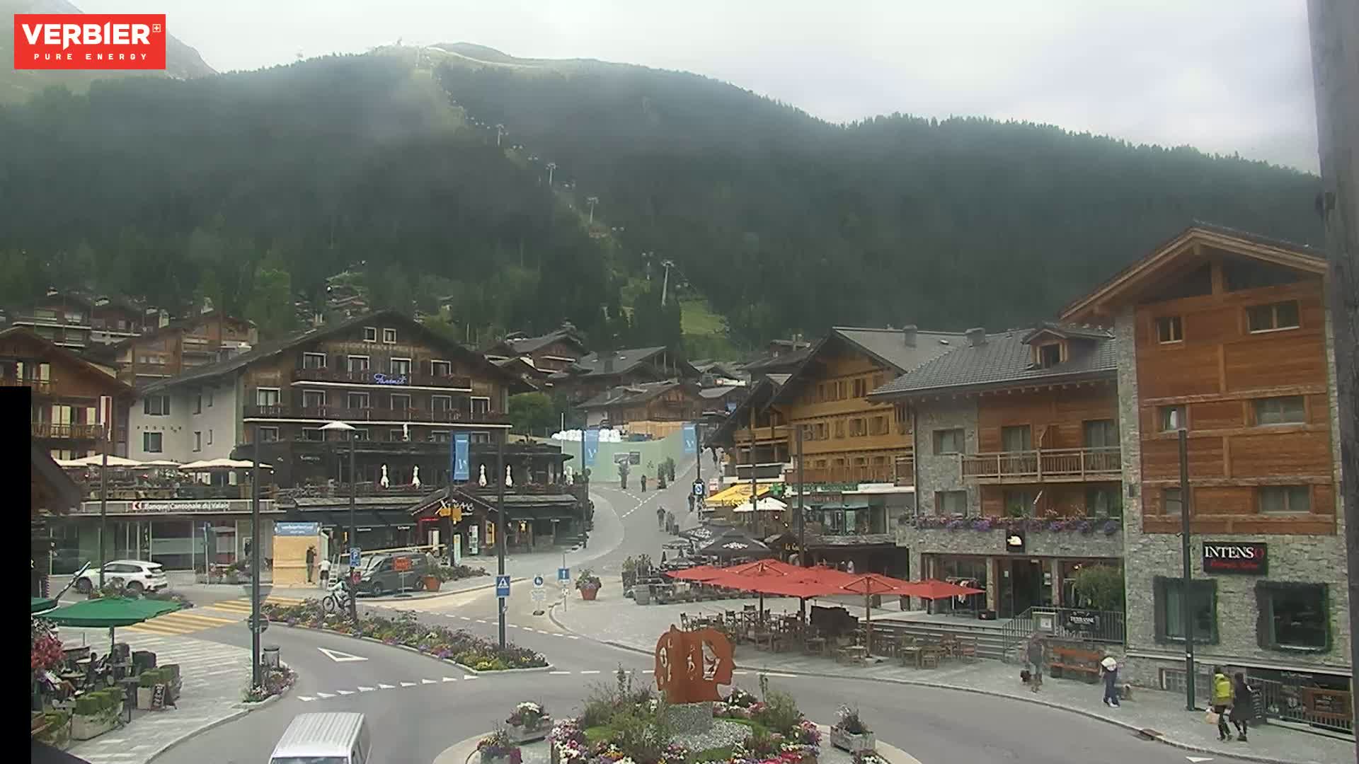 Verbier Ski Village  Center Live Cam - Val de Bagnes, Valais, Switzerland