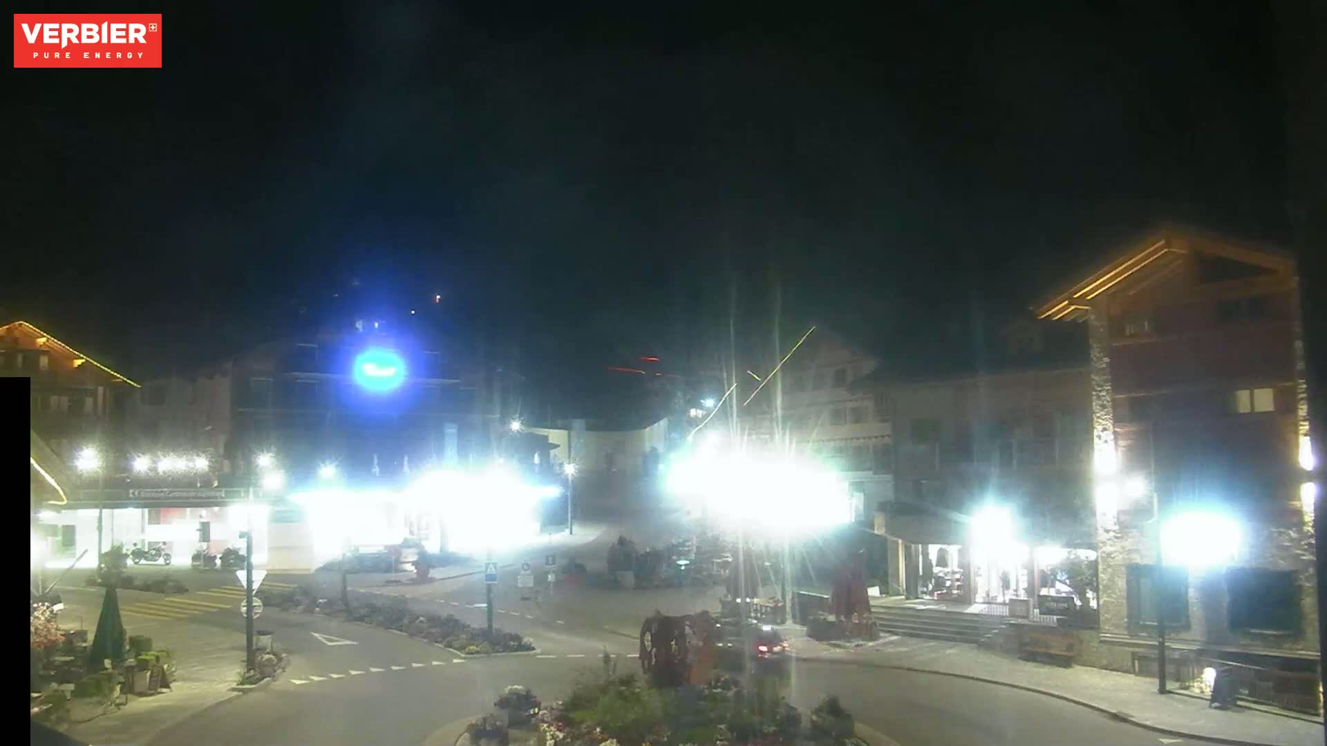 Verbier Ski Village  Center Live Cam - Val de Bagnes, Valais, Switzerland