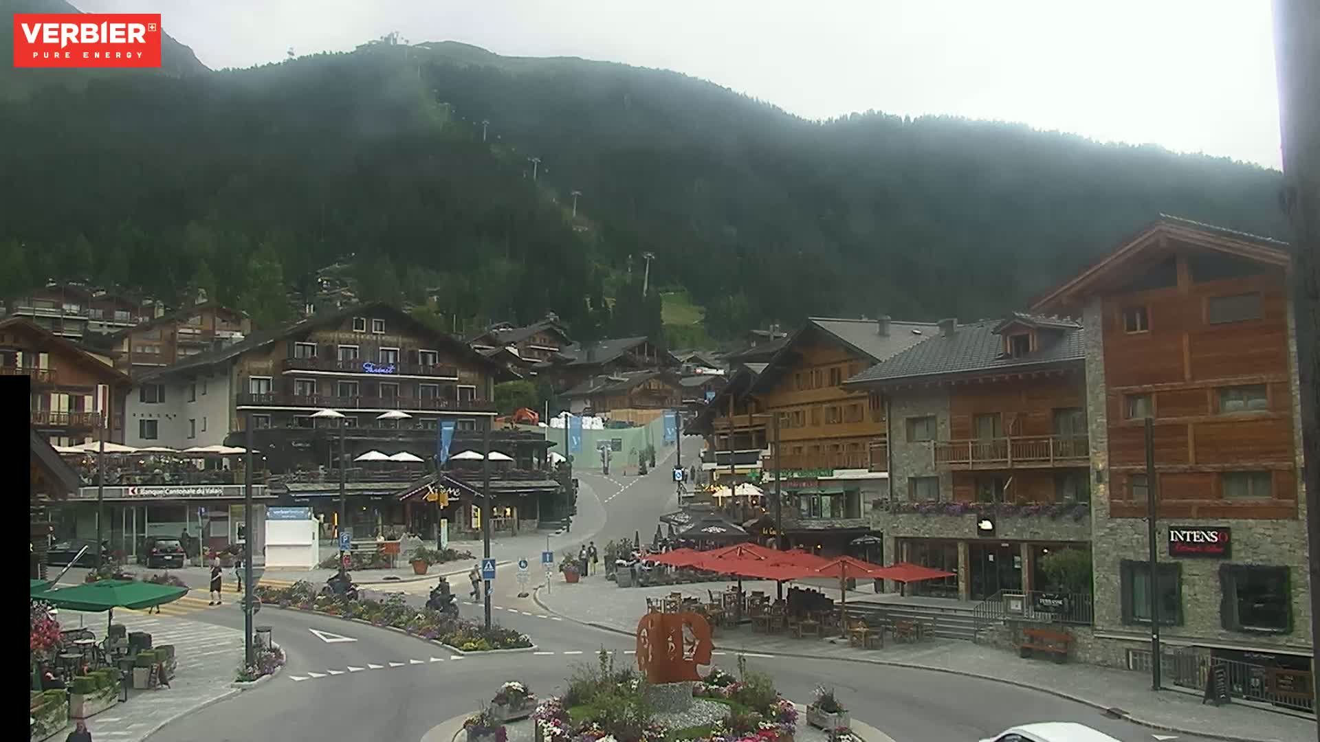 Verbier Ski Village  Center Live Cam - Val de Bagnes, Valais, Switzerland