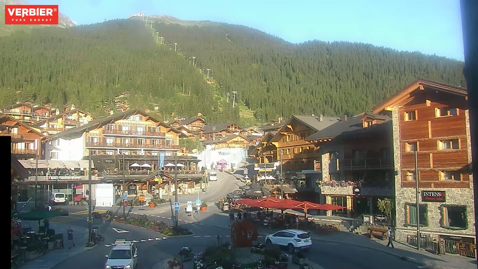 Verbier Ski Village  Center Live Cam - Val de Bagnes, Valais, Switzerland