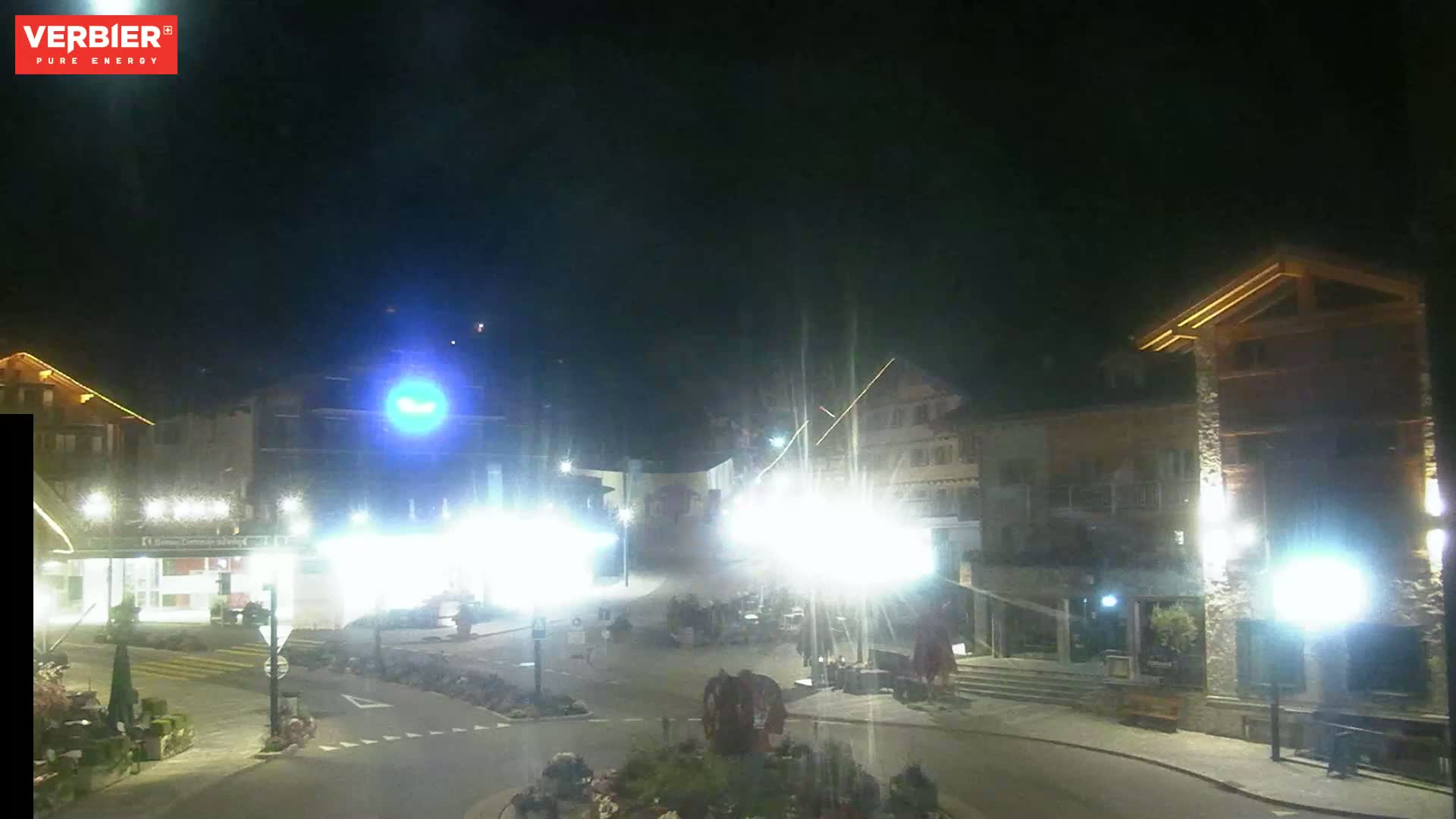 Verbier Ski Village  Center Live Cam - Val de Bagnes, Valais, Switzerland