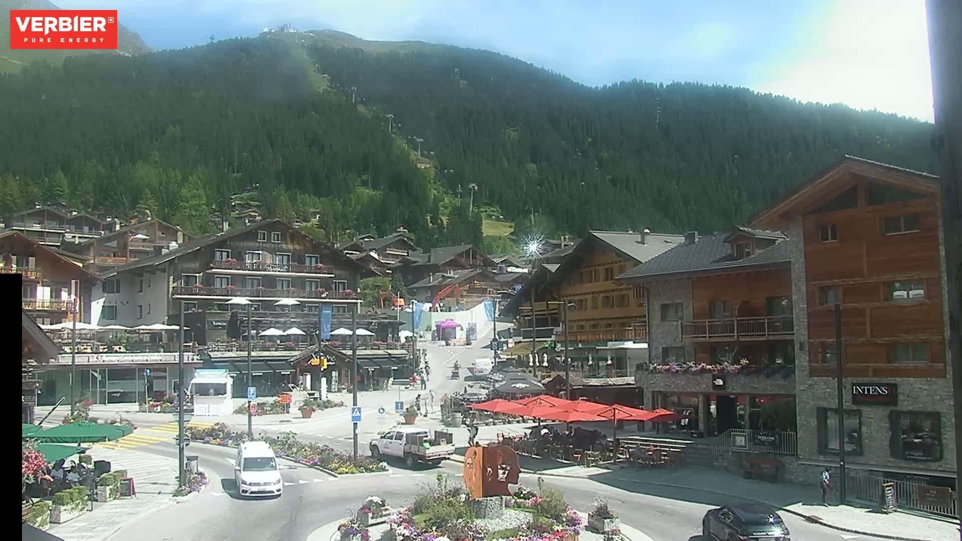 Verbier Ski Village  Center Live Cam - Val de Bagnes, Valais, Switzerland