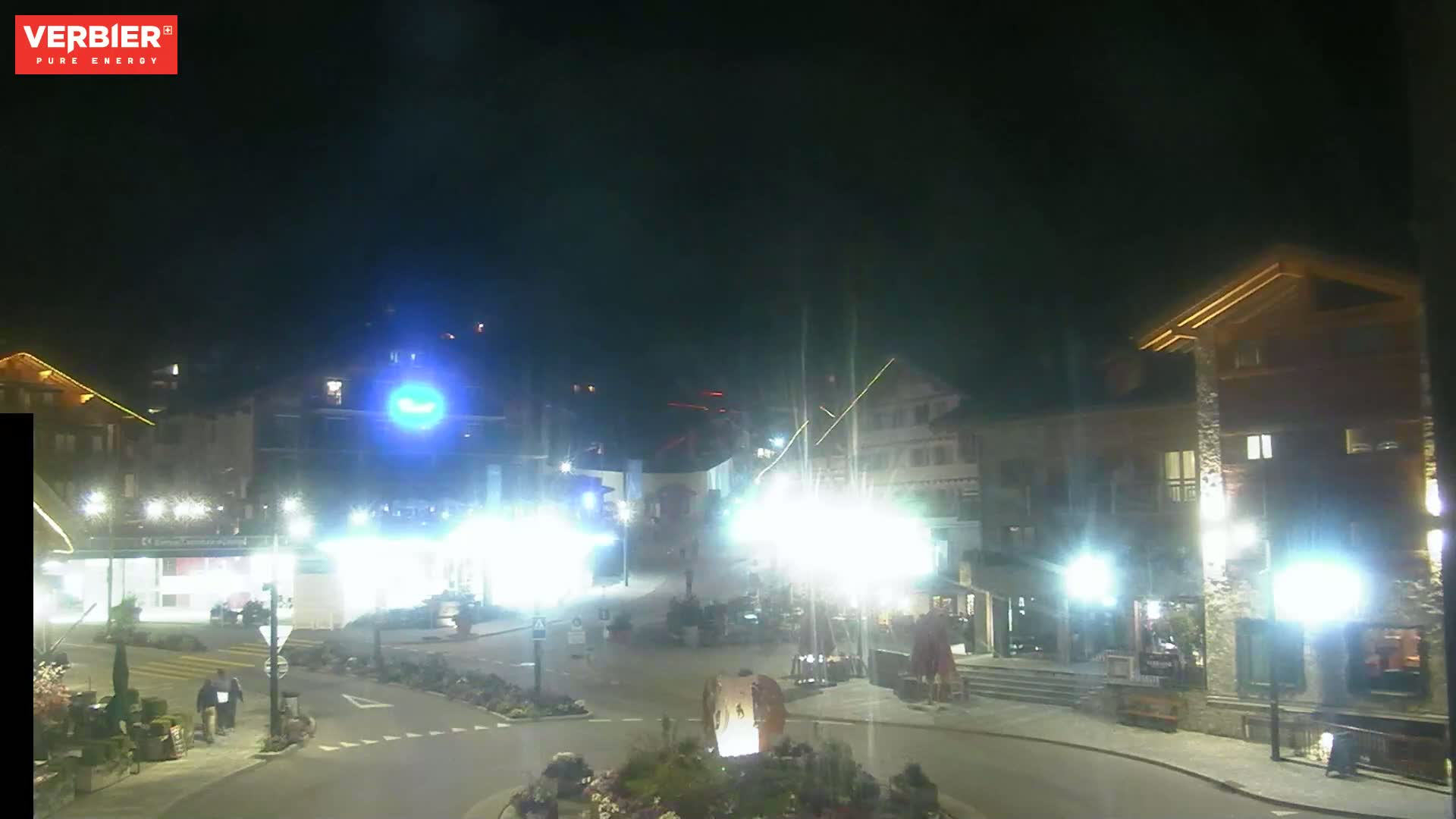 Verbier Ski Village  Center Live Cam - Val de Bagnes, Valais, Switzerland