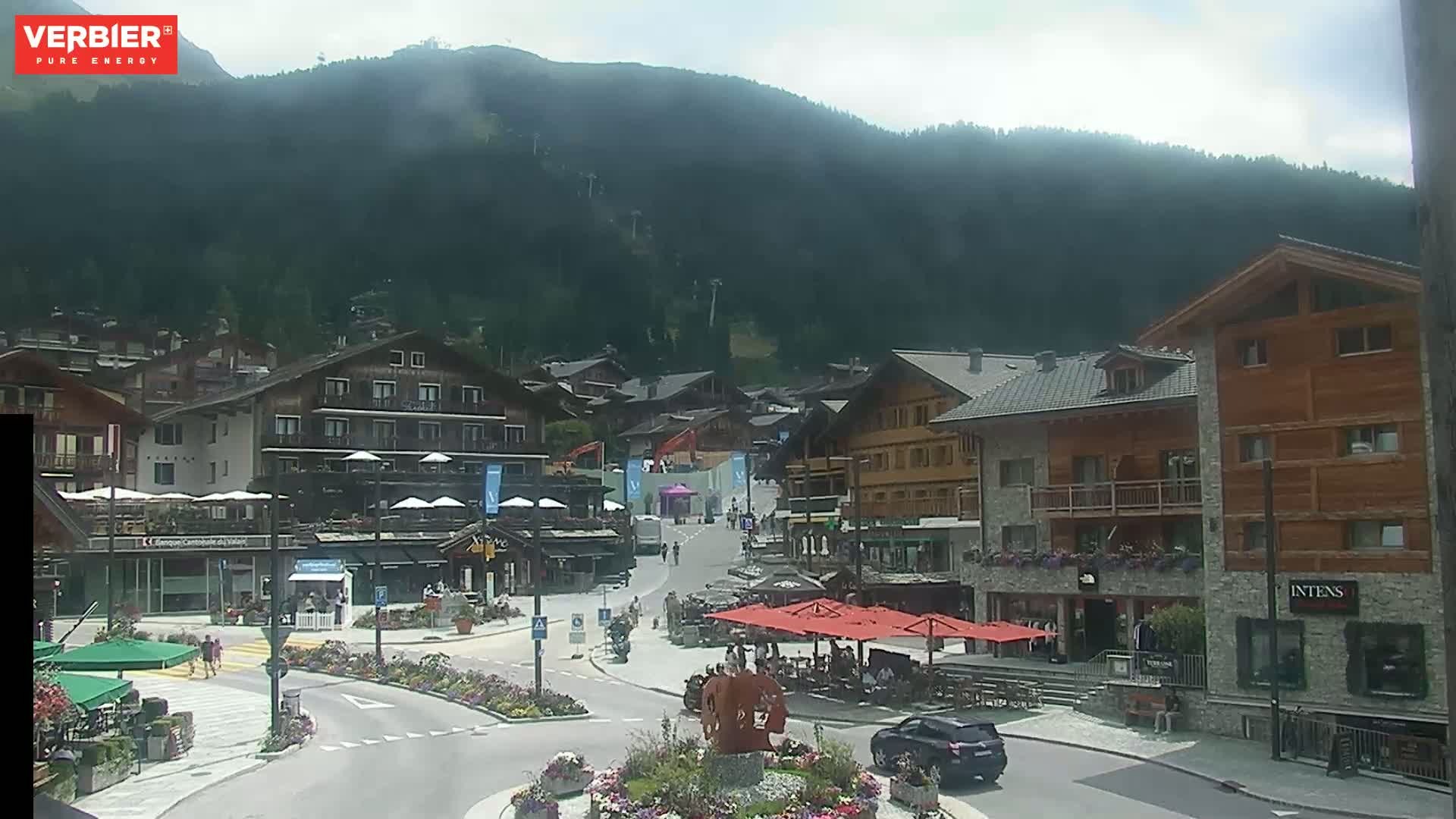 Verbier Ski Village  Center Live Cam - Val de Bagnes, Valais, Switzerland