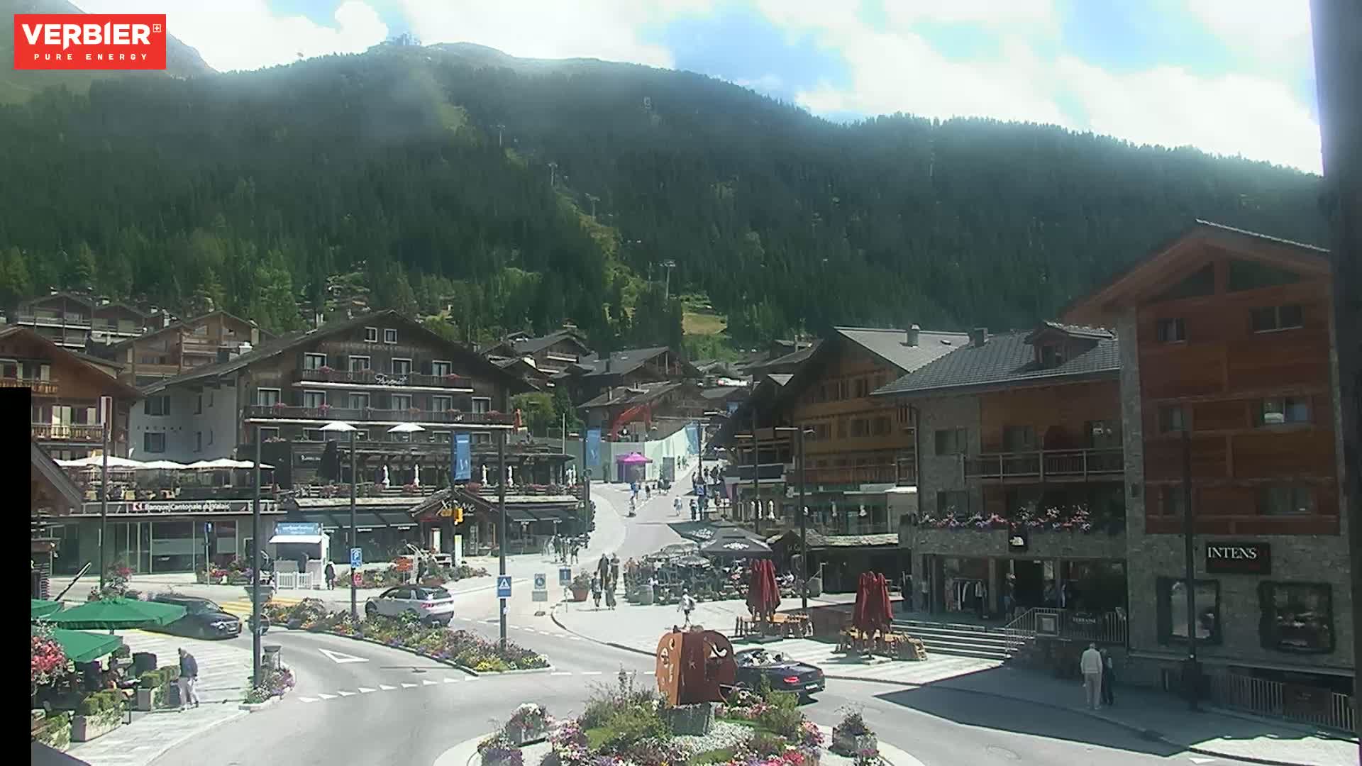 Verbier Ski Village  Center Live Cam - Val de Bagnes, Valais, Switzerland