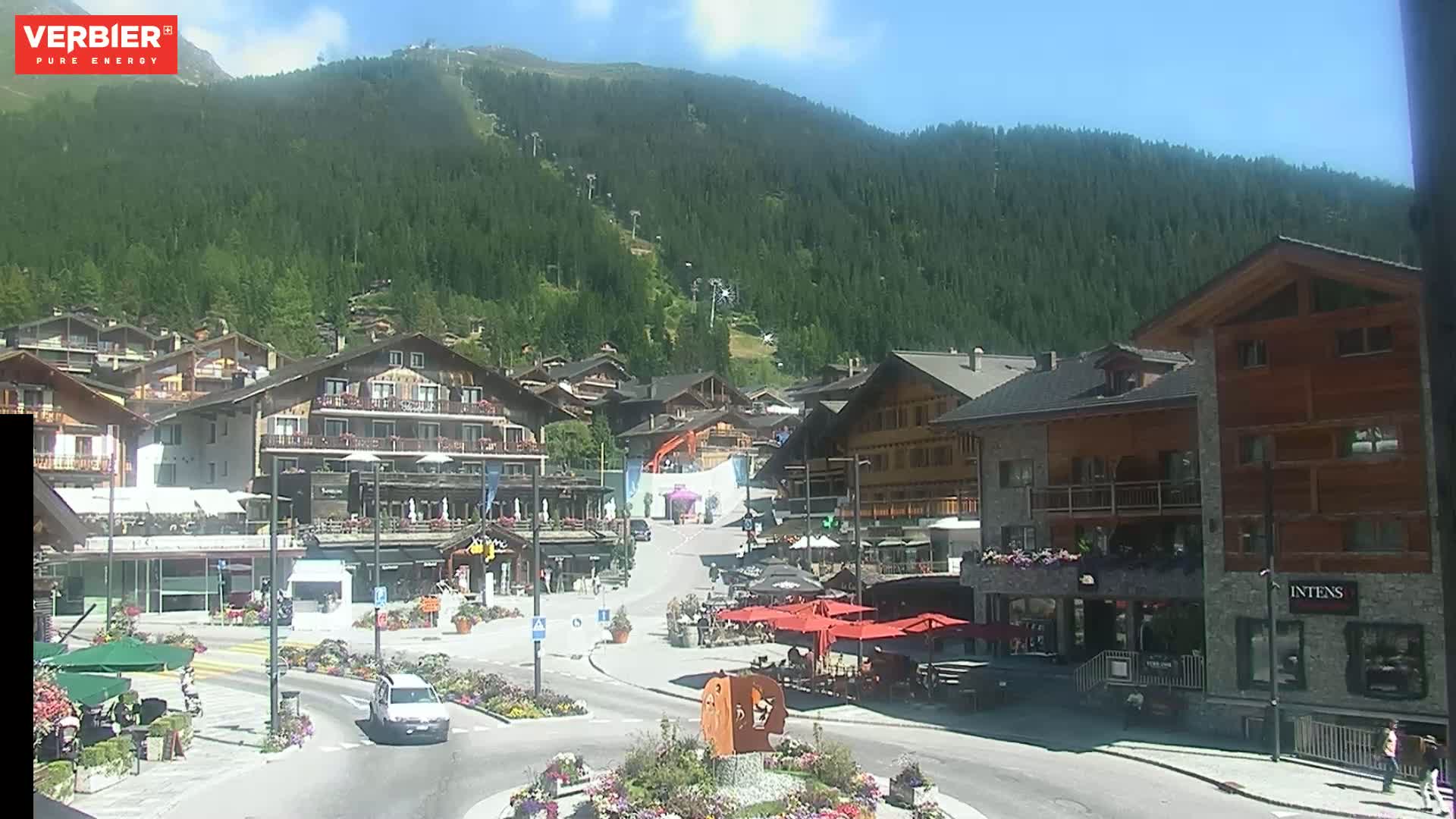 Verbier Ski Village  Center Live Cam - Val de Bagnes, Valais, Switzerland