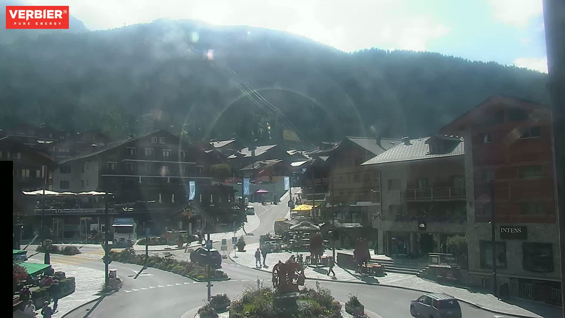 Verbier Ski Village  Center Live Cam - Val de Bagnes, Valais, Switzerland