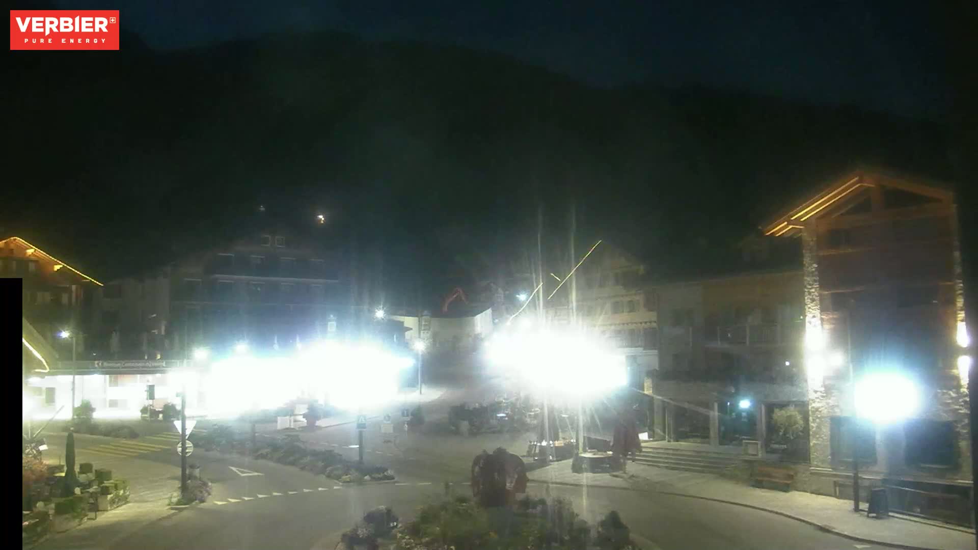 Verbier Ski Village  Center Live Cam - Val de Bagnes, Valais, Switzerland
