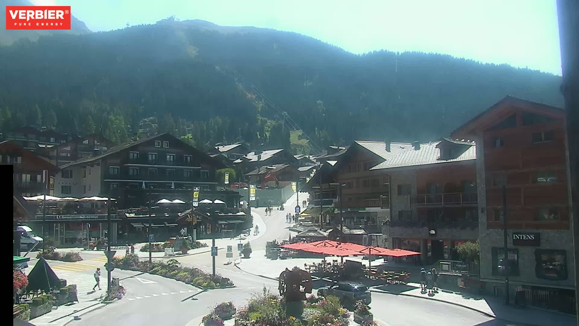 Verbier Ski Village  Center Live Cam - Val de Bagnes, Valais, Switzerland