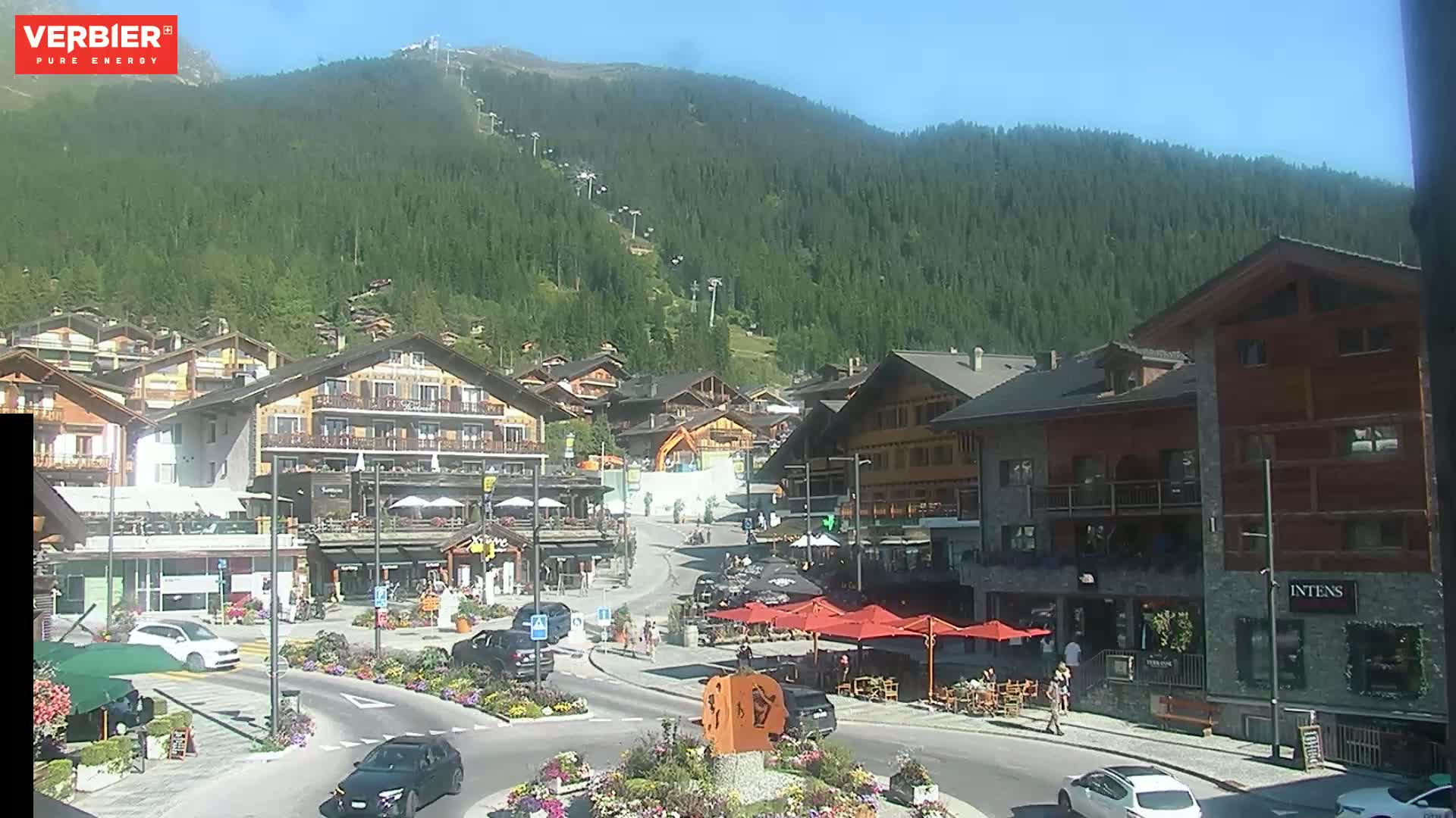Verbier Ski Village  Center Live Cam - Val de Bagnes, Valais, Switzerland