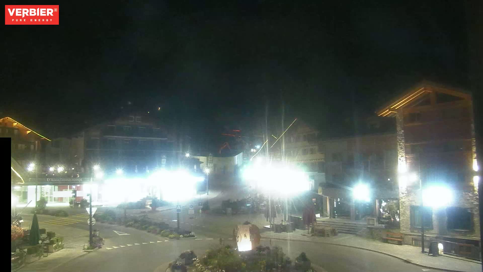 Verbier Ski Village  Center Live Cam - Val de Bagnes, Valais, Switzerland