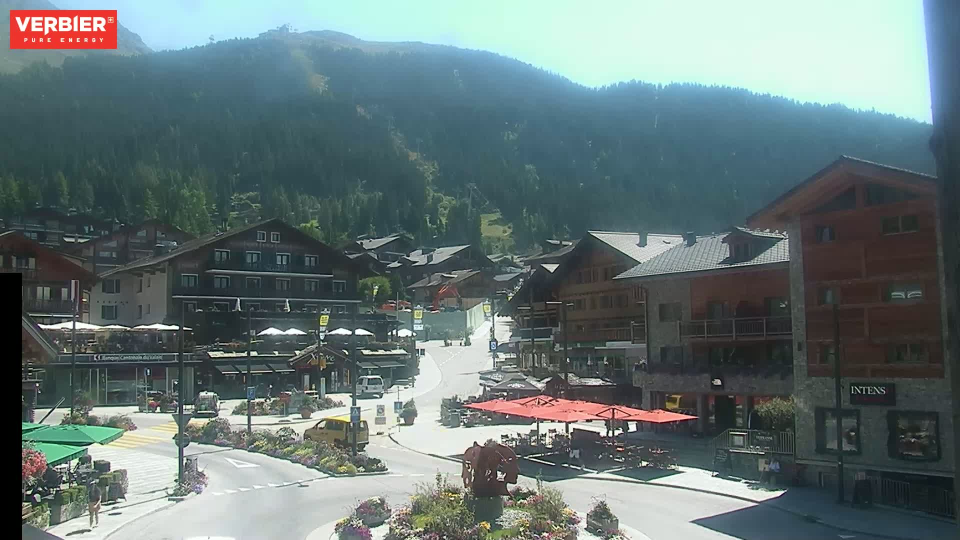 Verbier Ski Village  Center Live Cam - Val de Bagnes, Valais, Switzerland