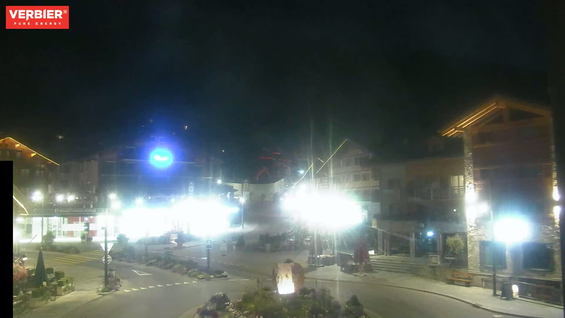 Verbier Ski Village  Center Live Cam - Val de Bagnes, Valais, Switzerland