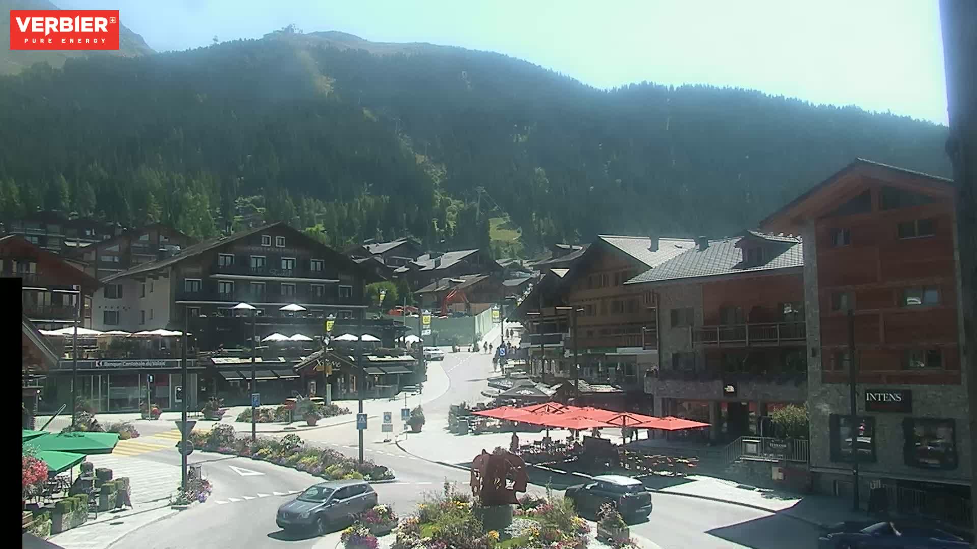 Verbier Ski Village  Center Live Cam - Val de Bagnes, Valais, Switzerland