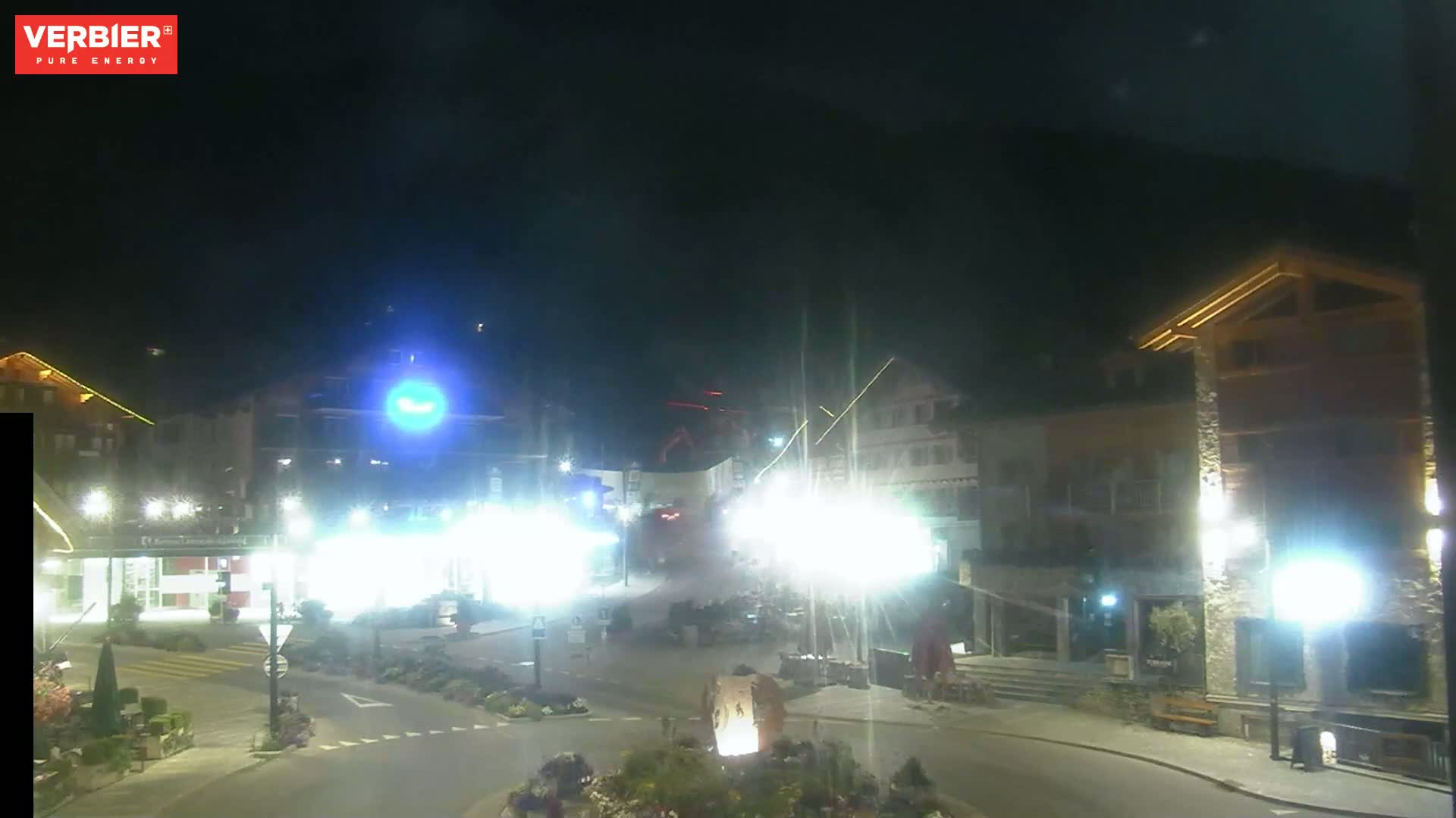 Verbier Ski Village  Center Live Cam - Val de Bagnes, Valais, Switzerland