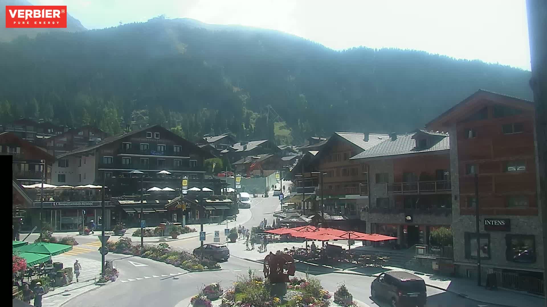 Verbier Ski Village  Center Live Cam - Val de Bagnes, Valais, Switzerland