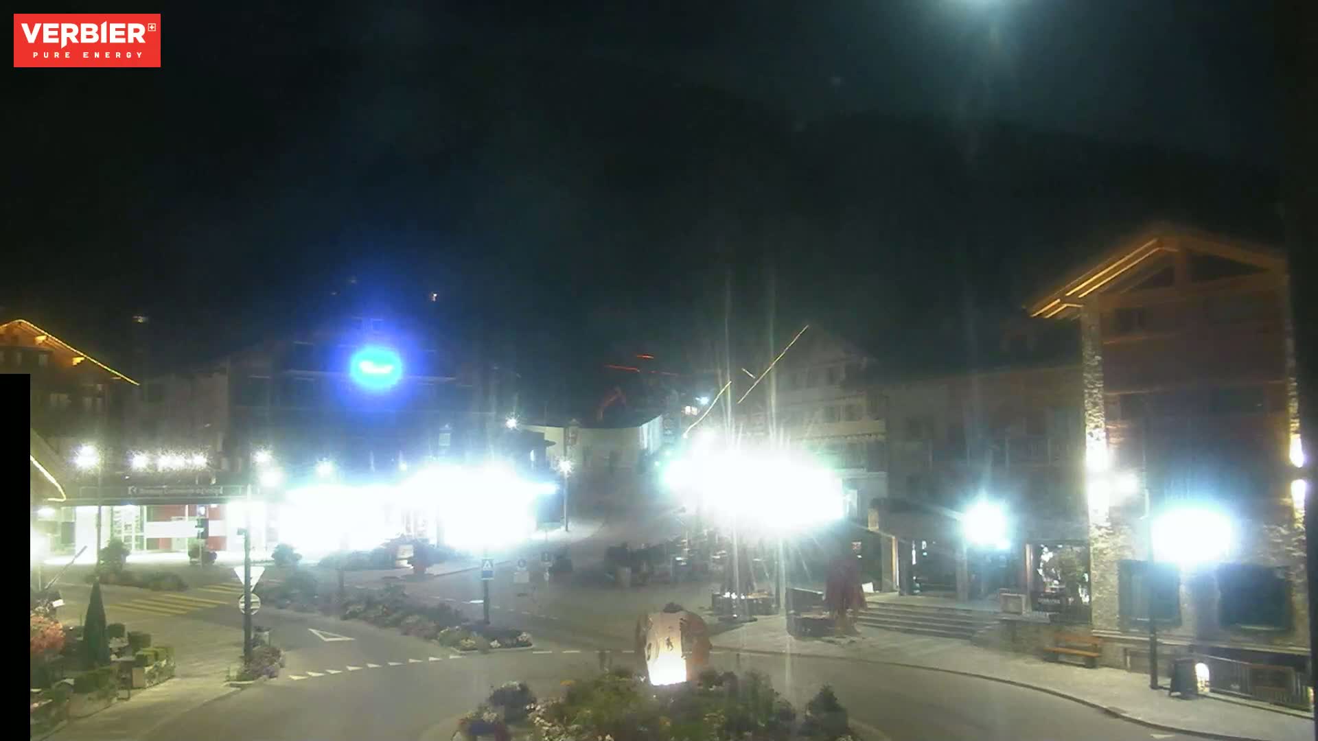 Verbier Ski Village  Center Live Cam - Val de Bagnes, Valais, Switzerland