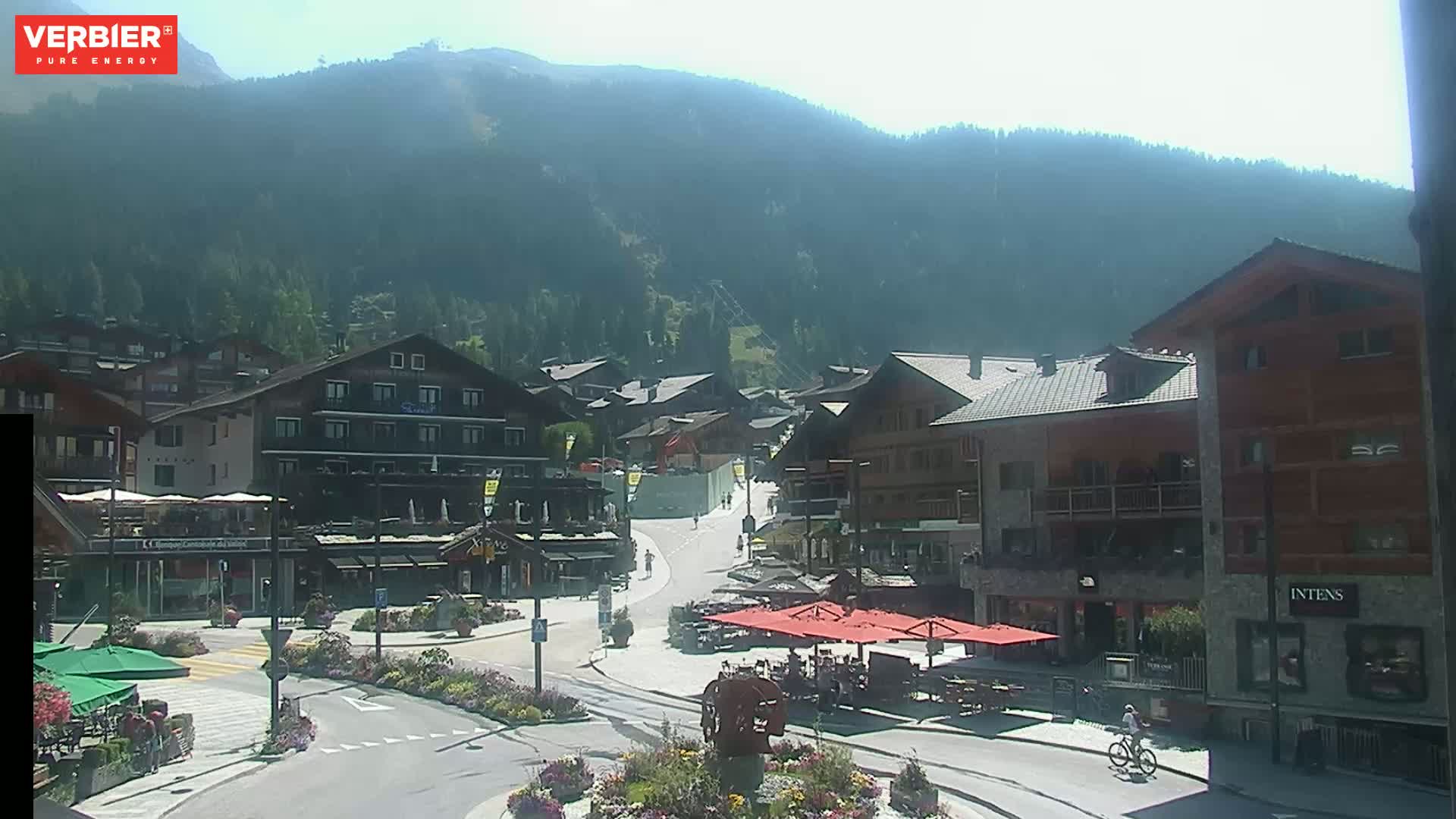 Verbier Ski Village  Center Live Cam - Val de Bagnes, Valais, Switzerland
