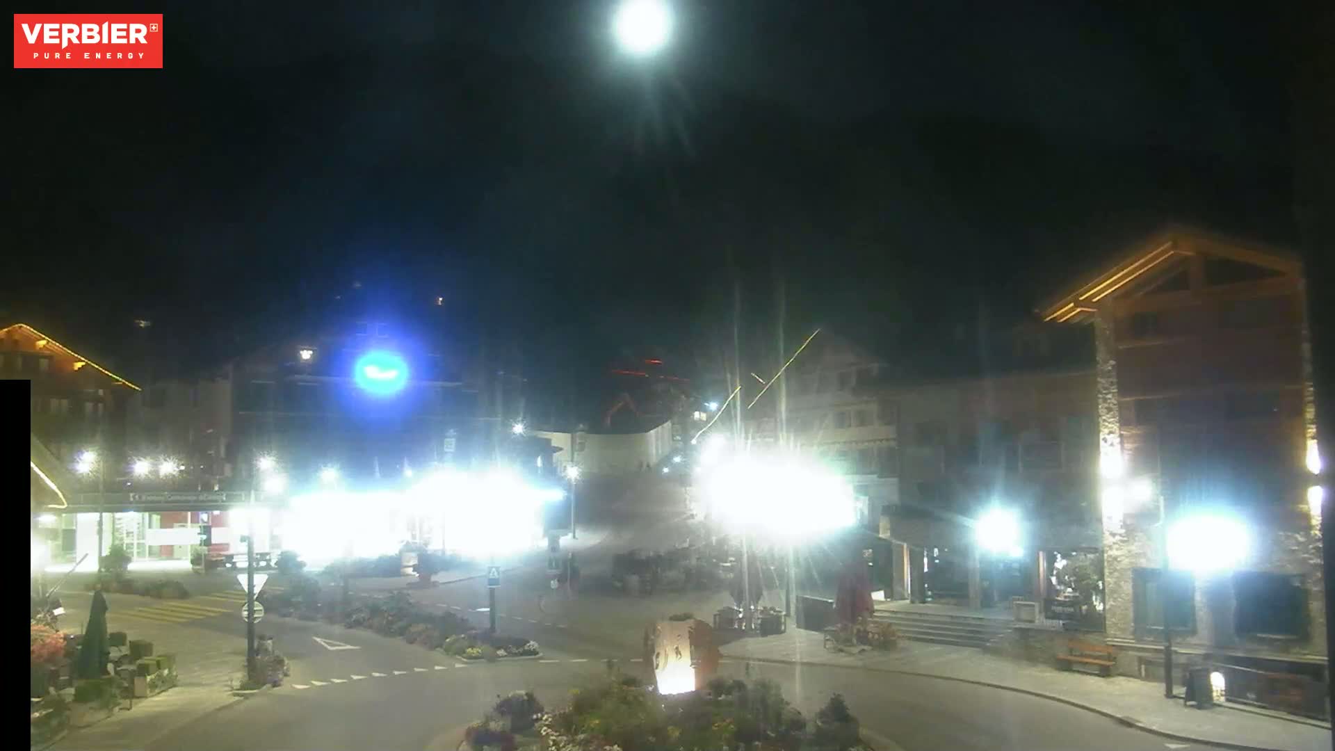 Verbier Ski Village  Center Live Cam - Val de Bagnes, Valais, Switzerland