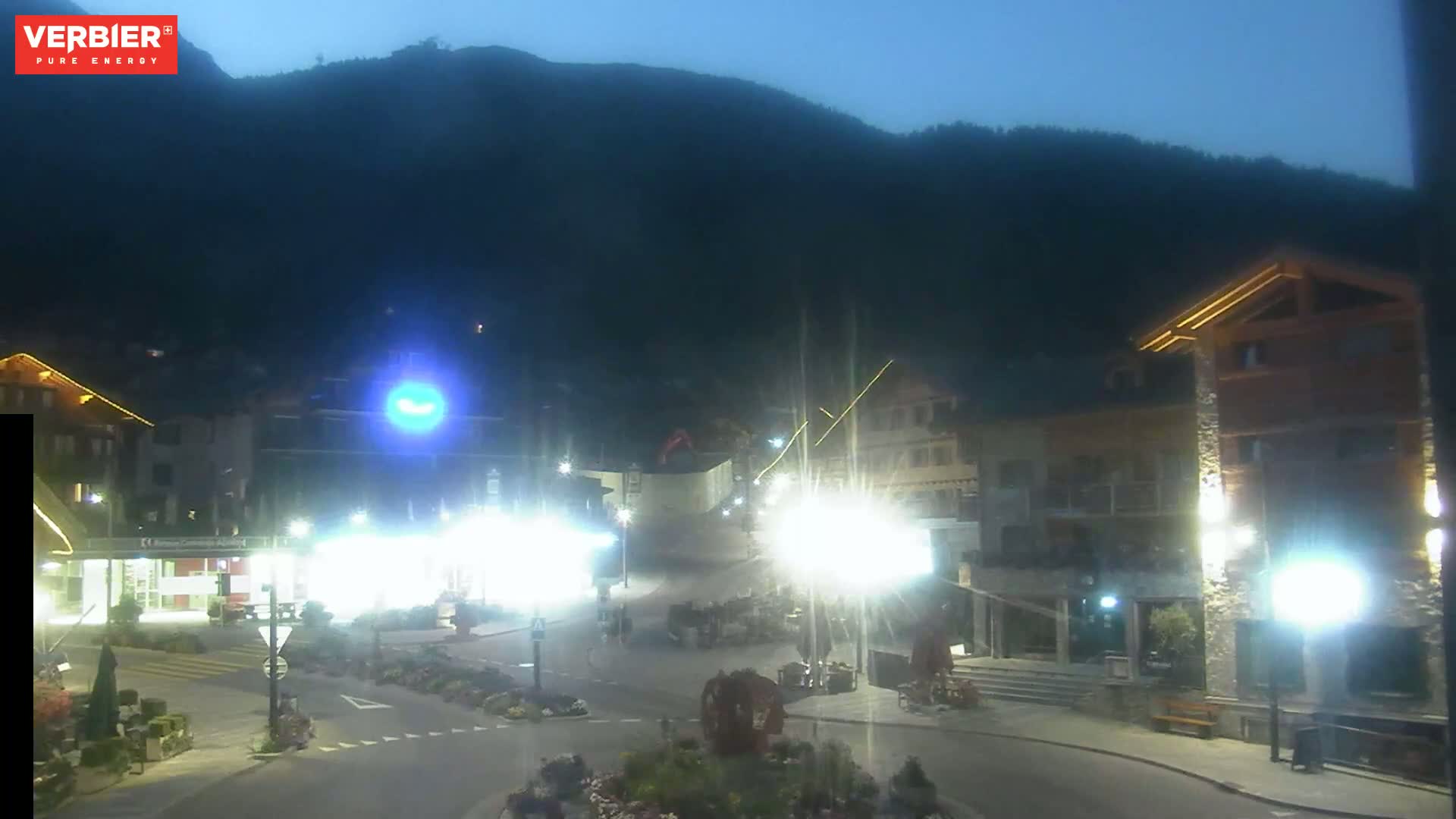 Verbier Ski Village  Center Live Cam - Val de Bagnes, Valais, Switzerland