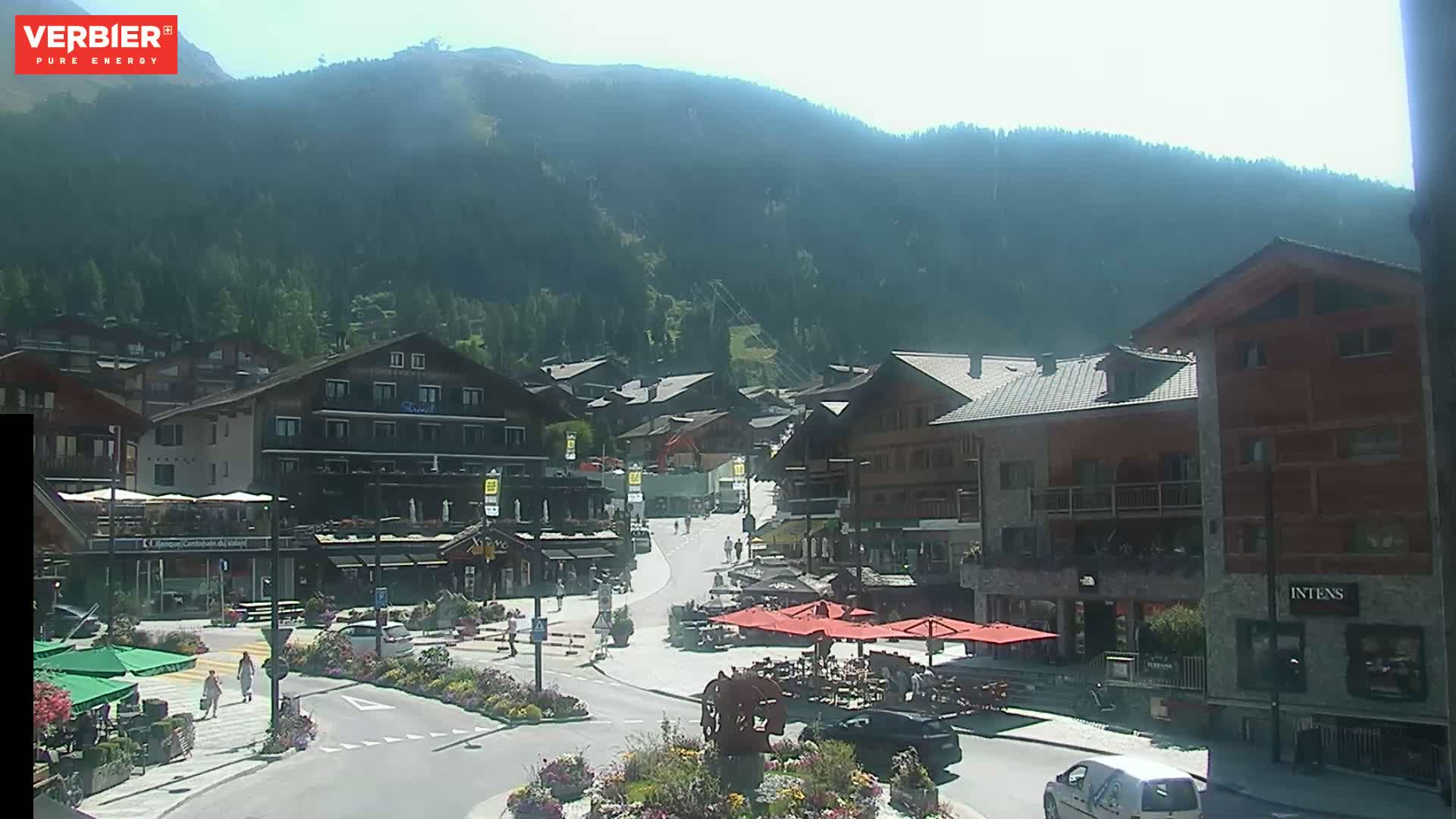 Verbier Ski Village  Center Live Cam - Val de Bagnes, Valais, Switzerland