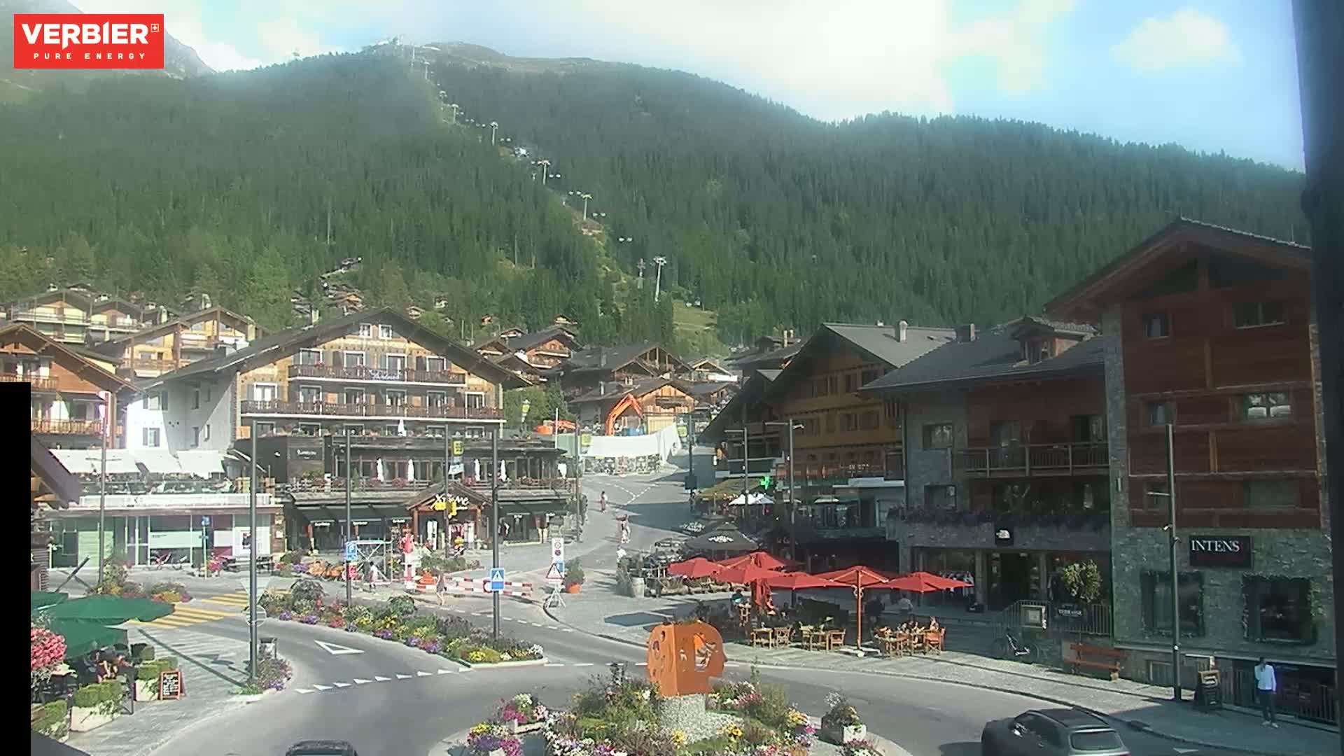 Verbier Ski Village  Center Live Cam - Val de Bagnes, Valais, Switzerland