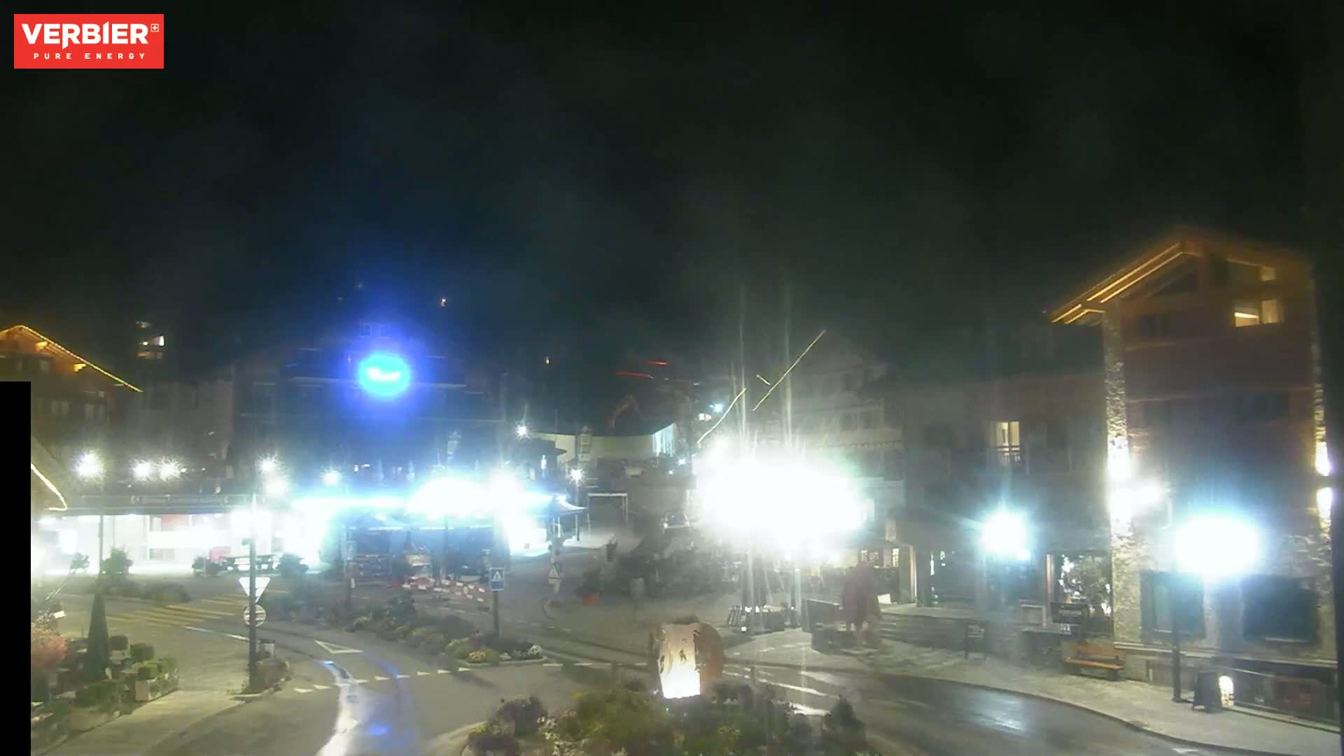 Verbier Ski Village  Center Live Cam - Val de Bagnes, Valais, Switzerland