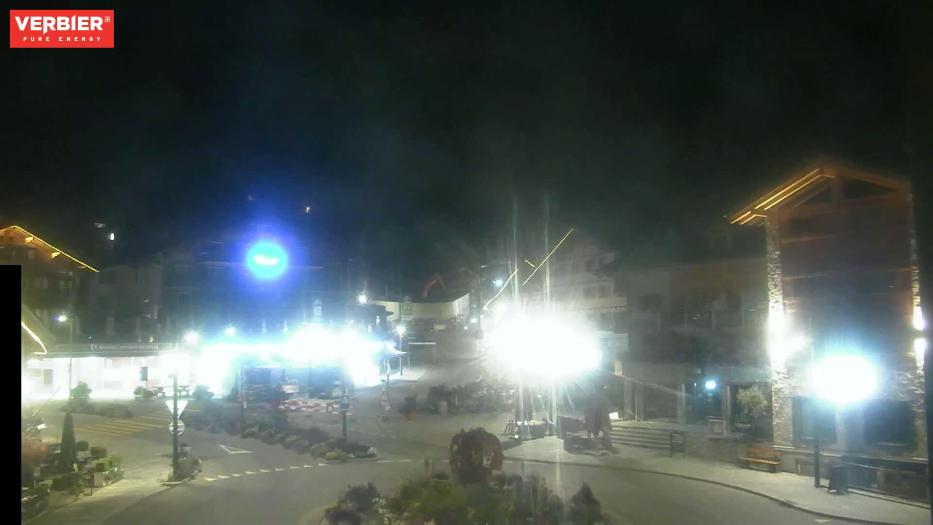 Verbier Ski Village  Center Live Cam - Val de Bagnes, Valais, Switzerland